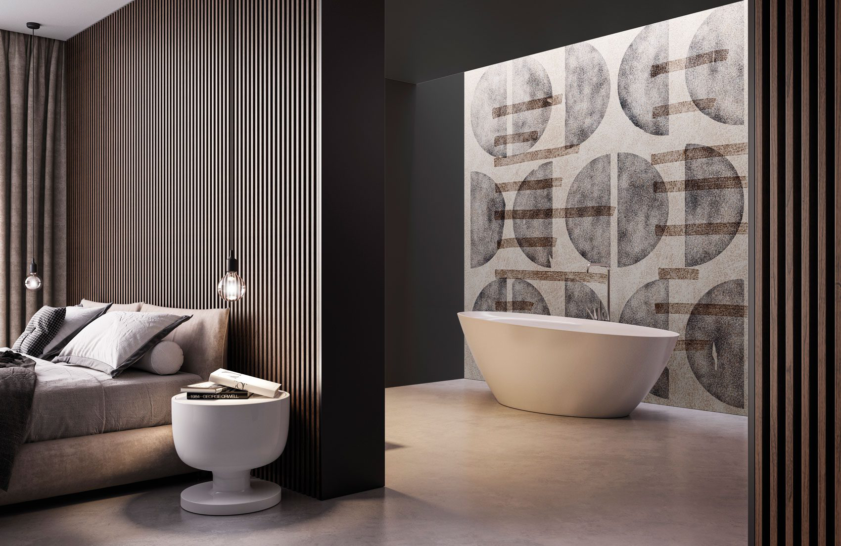 Decorative wallpaper. Our washable feature wall panels are made from a vinyl based material meaning they are tough as well as beautiful.