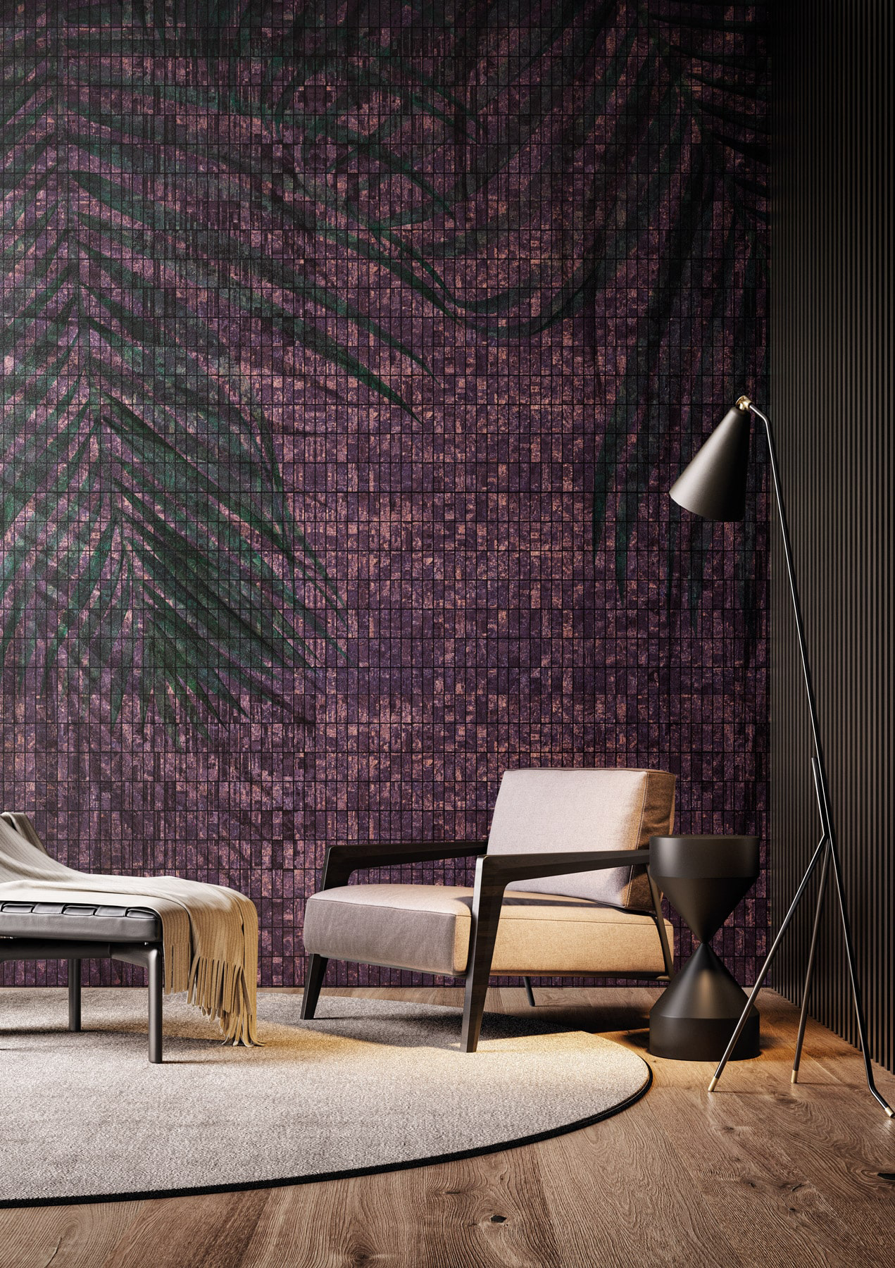 Decorative wallpaper. Our washable feature wall panels are made from a vinyl based material meaning they are tough as well as beautiful.