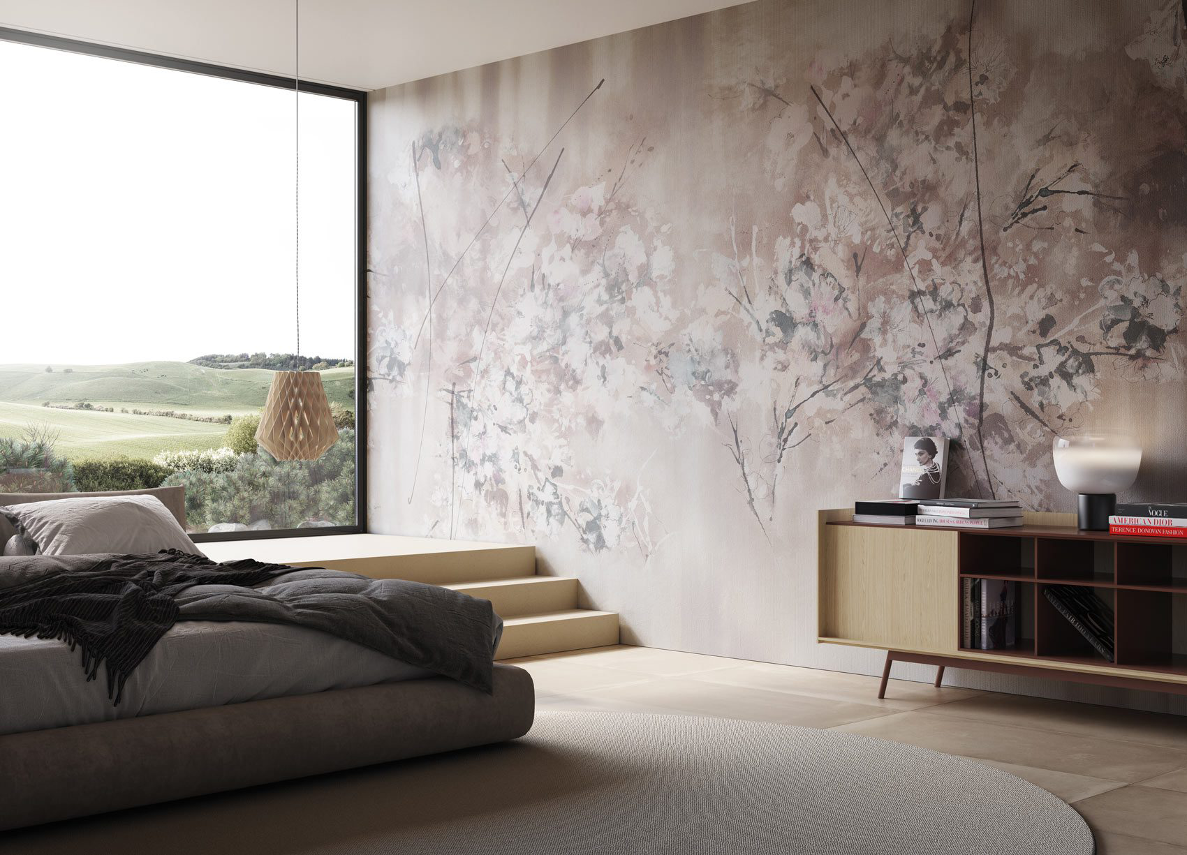 Decorative wallpaper. Our washable feature wall panels are made from a vinyl based material meaning they are tough as well as beautiful.