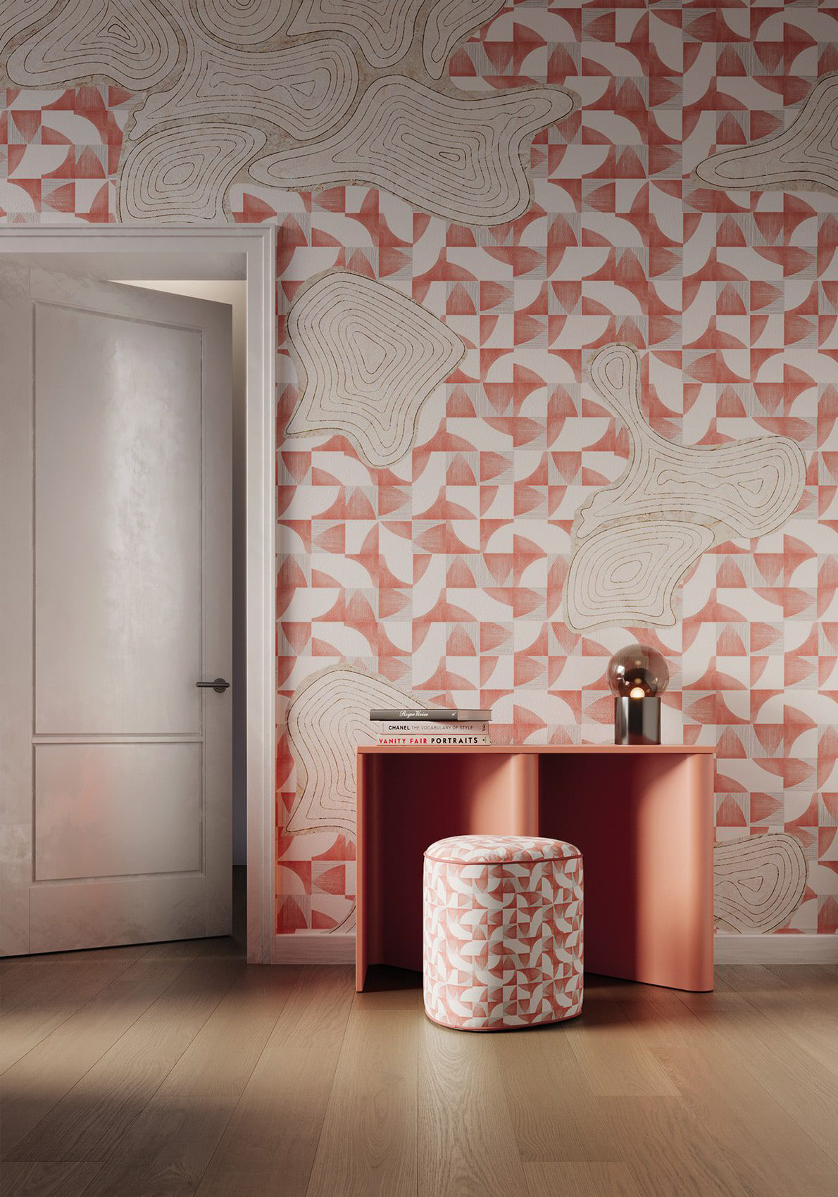 Decorative wallpaper. Our washable feature wall panels are made from a vinyl based material meaning they are tough as well as beautiful.