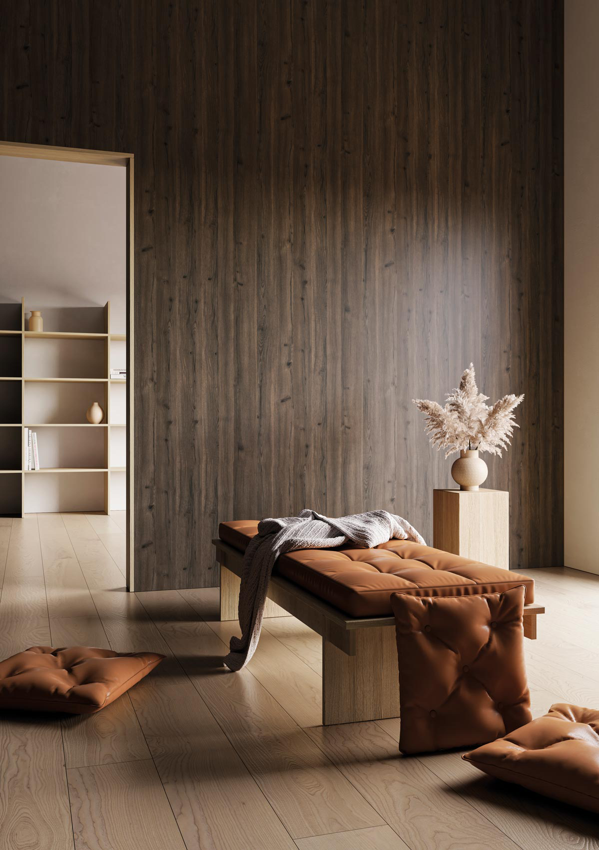 Decorative wallpaper. Our washable feature wall panels are made from a vinyl based material meaning they are tough as well as beautiful.