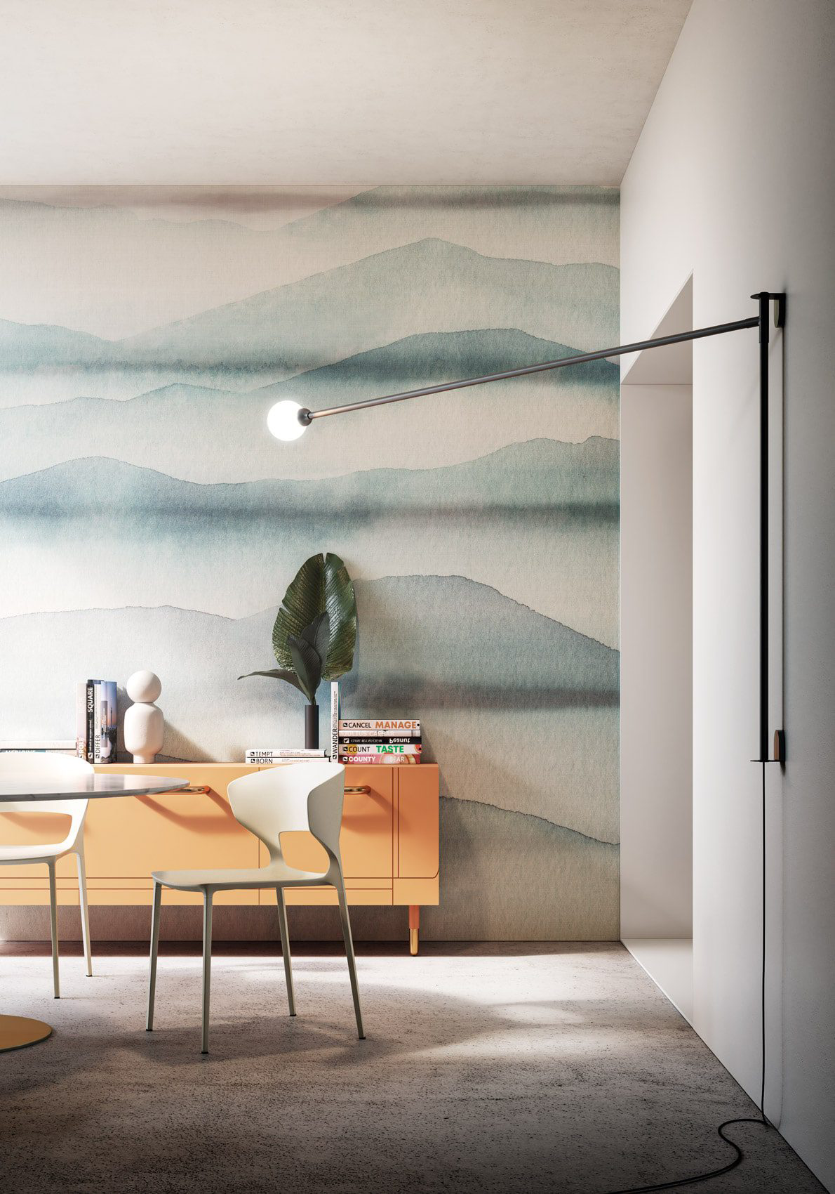 Decorative wallpaper. Our washable feature wall panels are made from a vinyl based material meaning they are tough as well as beautiful.
