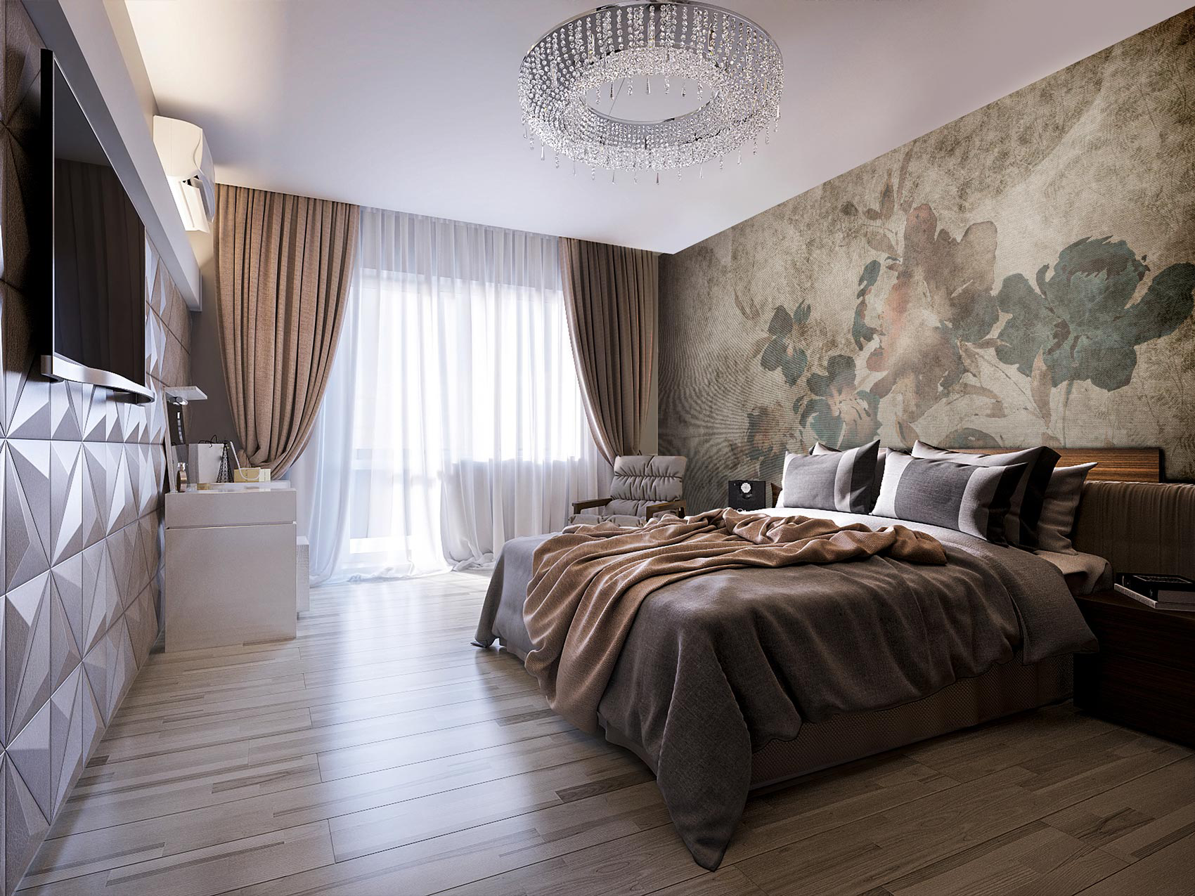 Decorative wallpaper. Our washable feature wall panels are made from a vinyl based material meaning they are tough as well as beautiful.
