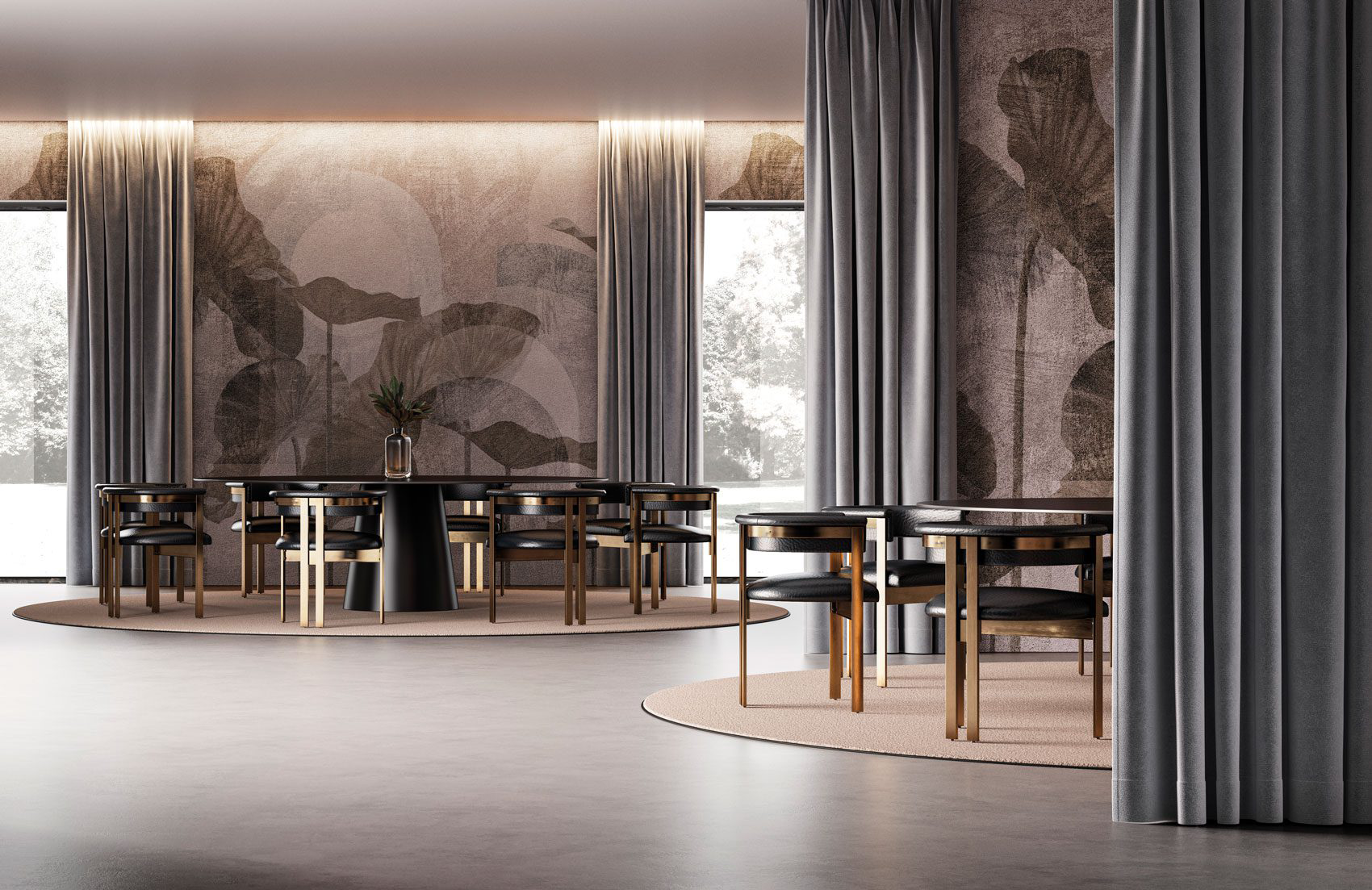 Decorative wallpaper. Our washable feature wall panels are made from a vinyl based material meaning they are tough as well as beautiful.