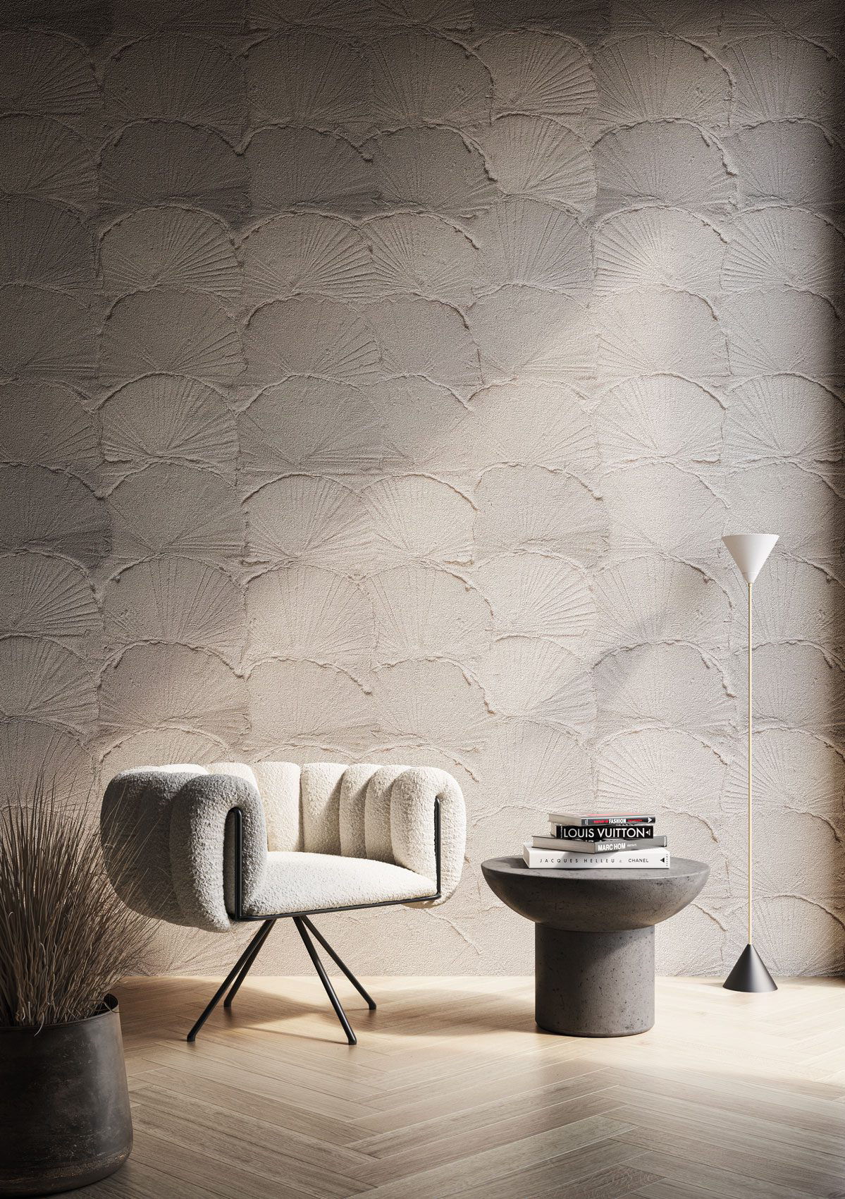Decorative wallpaper. Our washable feature wall panels are made from a vinyl based material meaning they are tough as well as beautiful.