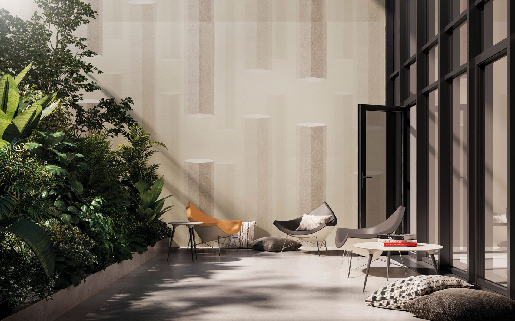 Decorative wallpaper. Our washable feature wall panels are made from a vinyl based material meaning they are tough as well as beautiful.