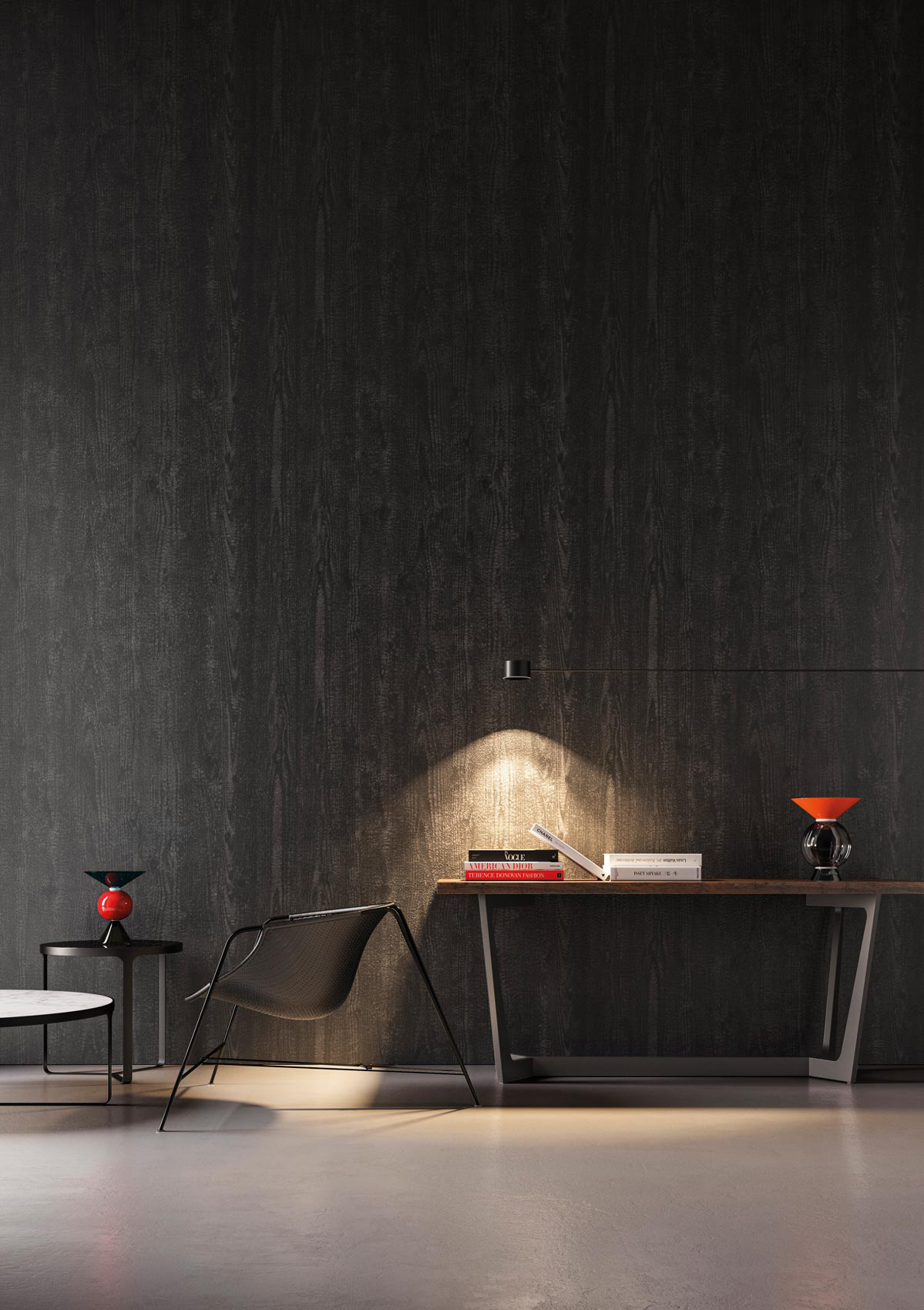 Decorative wallpaper. Our washable feature wall panels are made from a vinyl based material meaning they are tough as well as beautiful.