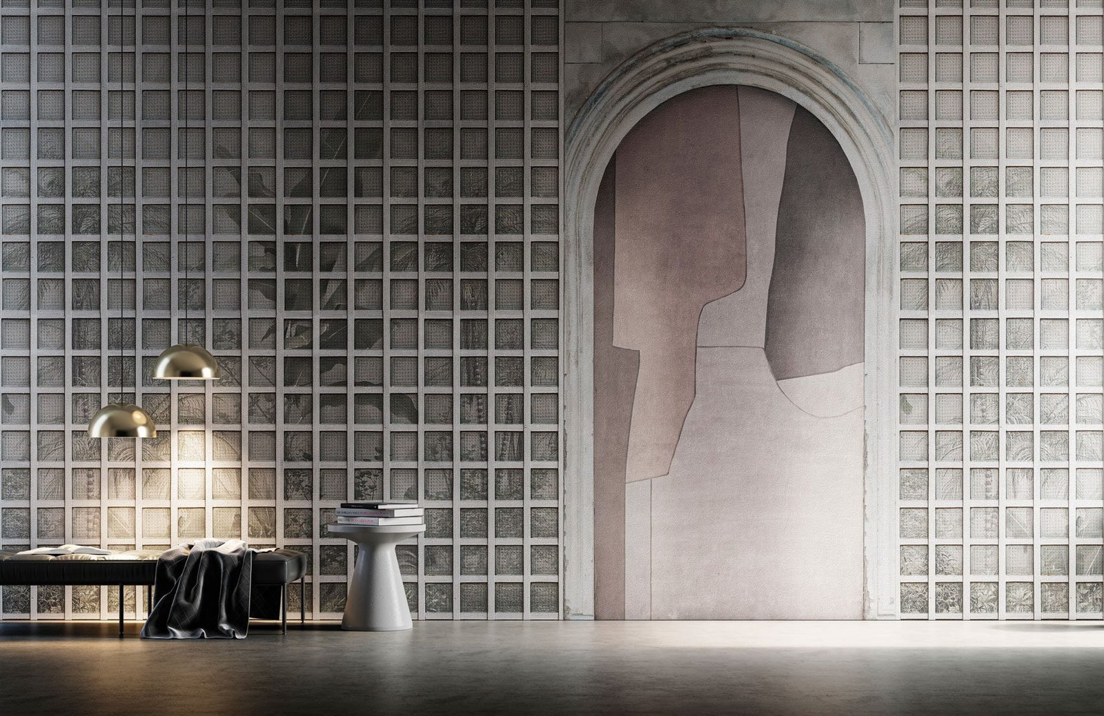 Decorative wallpaper. Our washable feature wall panels are made from a vinyl based material meaning they are tough as well as beautiful.