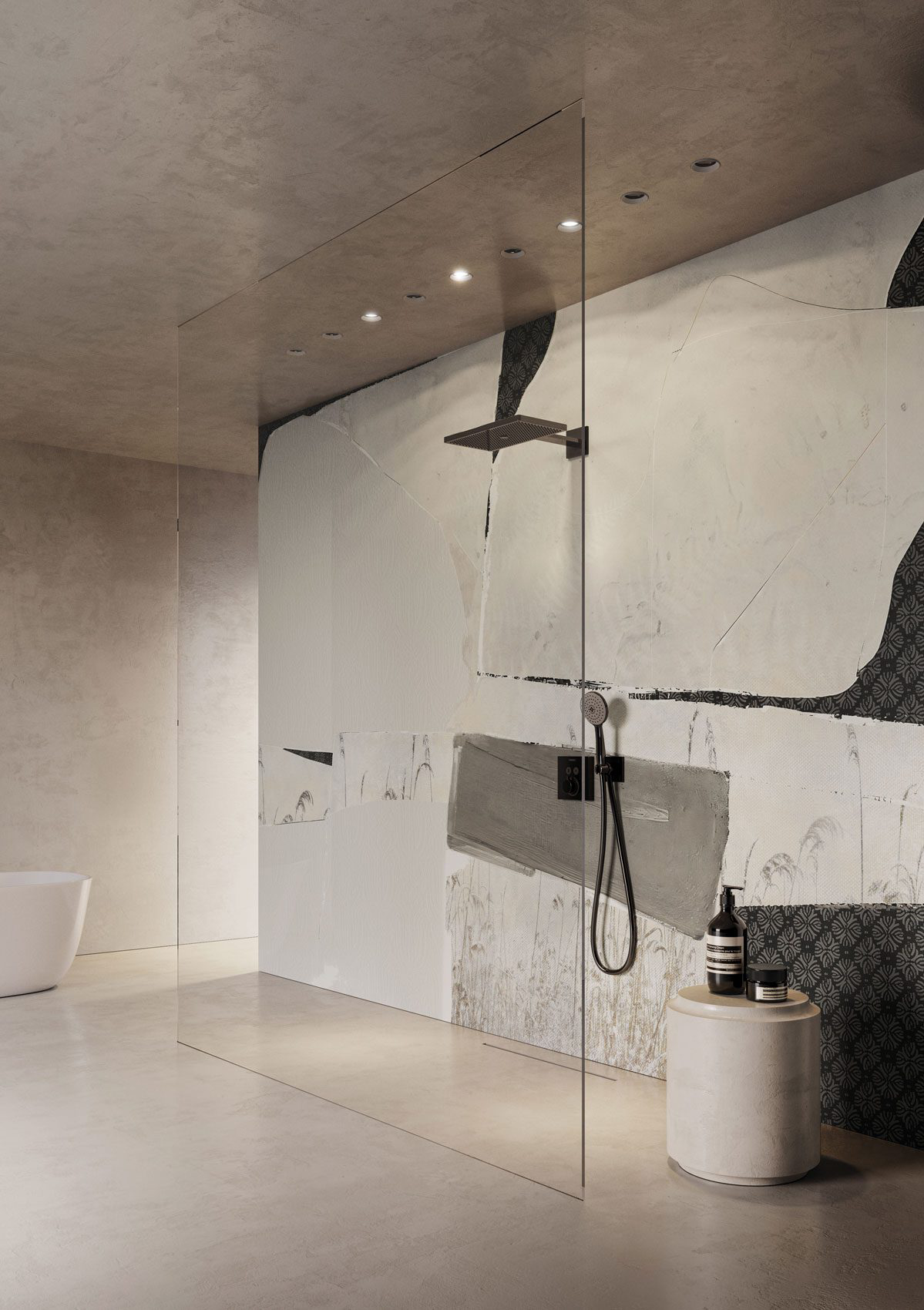 Decorative wallpaper. Our washable feature wall panels are made from a vinyl based material meaning they are tough as well as beautiful.
