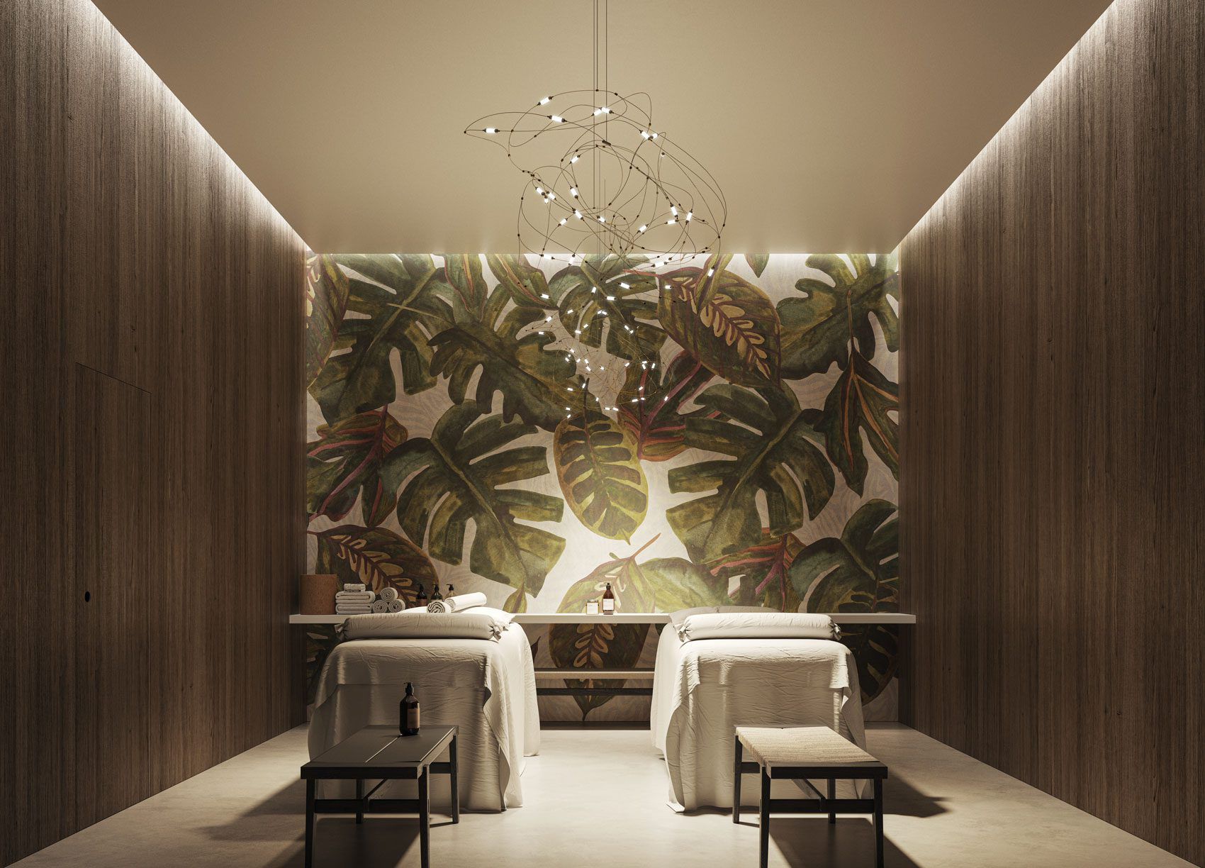 Decorative wallpaper. Our washable feature wall panels are made from a vinyl based material meaning they are tough as well as beautiful.