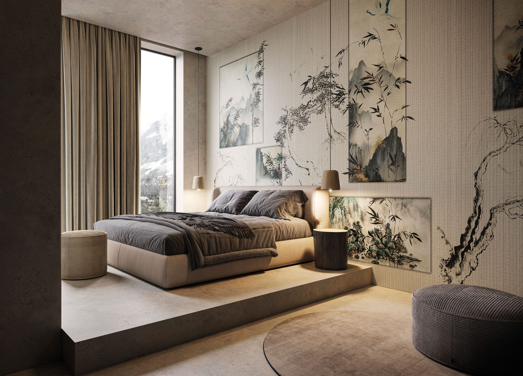 Decorative wallpaper. Our washable feature wall panels are made from a vinyl based material meaning they are tough as well as beautiful.