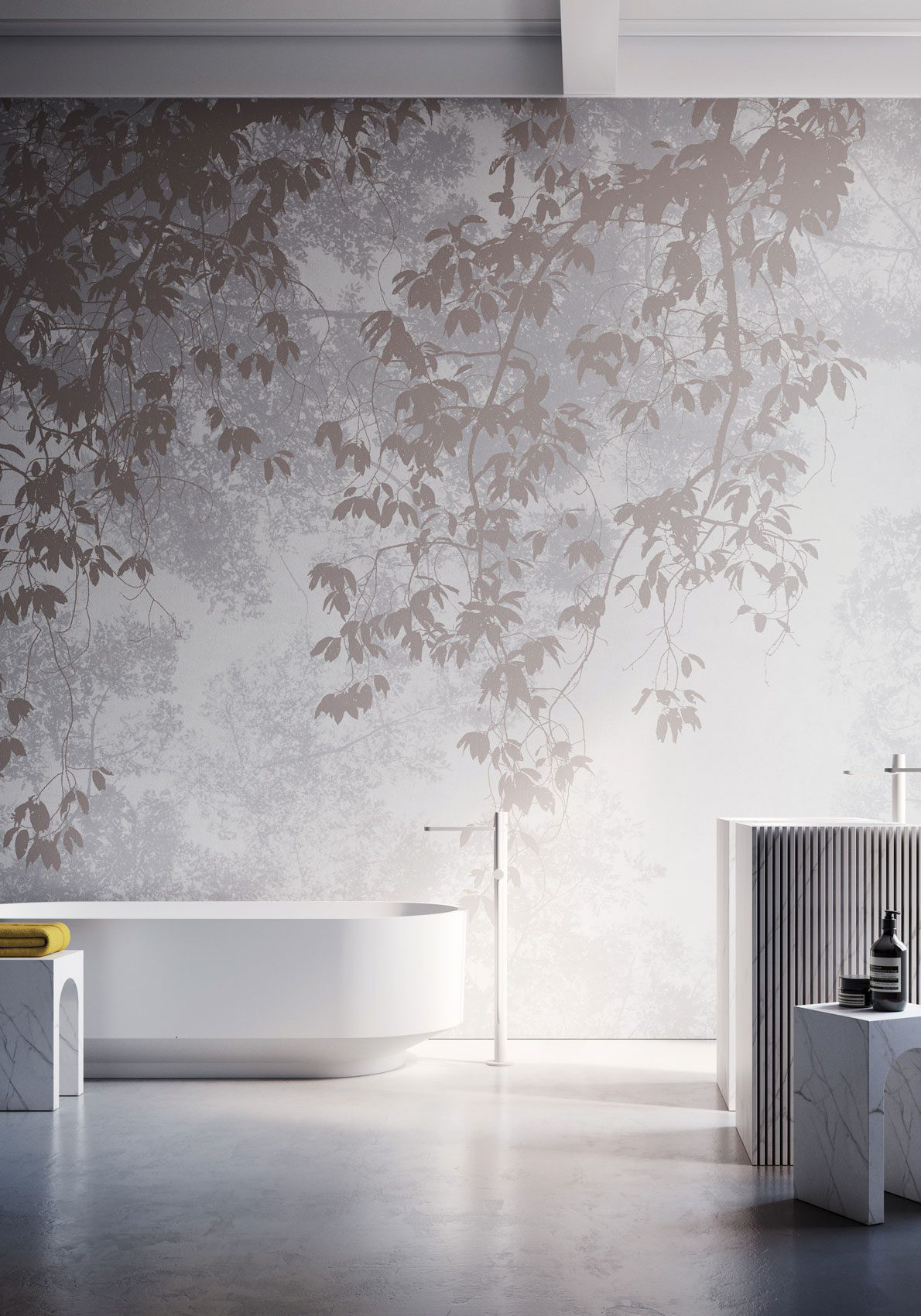 Decorative wallpaper. Our washable feature wall panels are made from a vinyl based material meaning they are tough as well as beautiful.