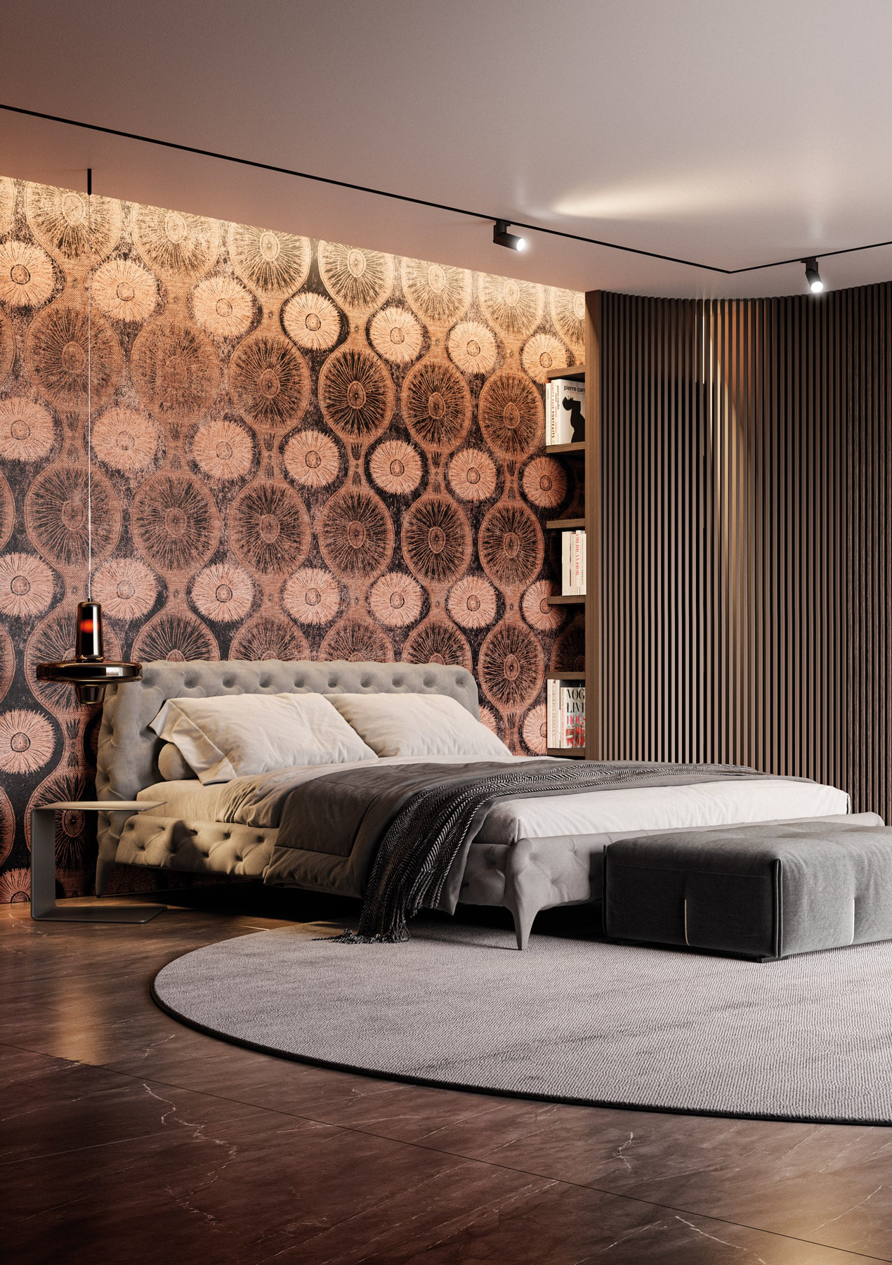 Decorative wallpaper. Our washable feature wall panels are made from a vinyl based material meaning they are tough as well as beautiful.