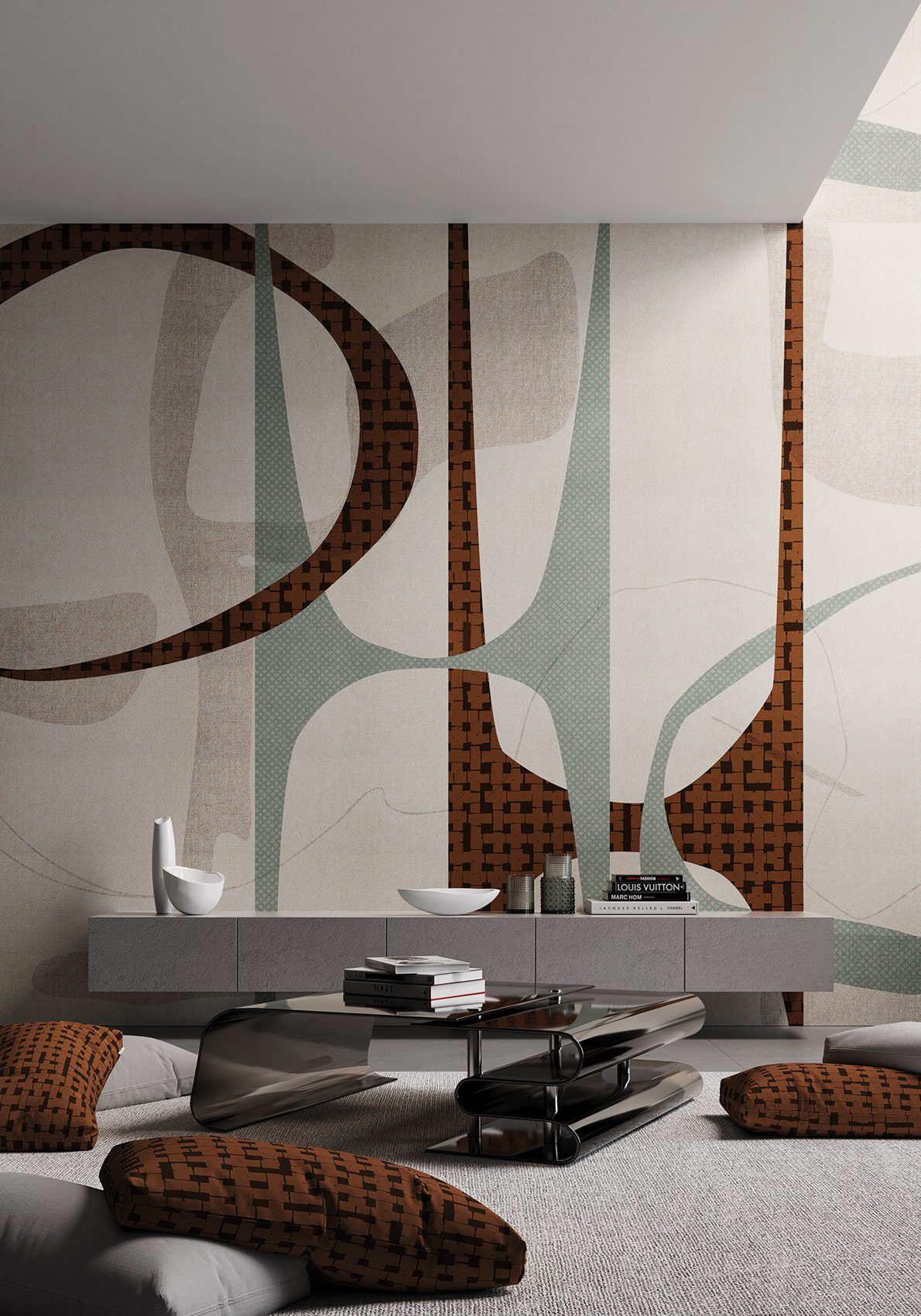 Decorative wallpaper. Our washable feature wall panels are made from a vinyl based material meaning they are tough as well as beautiful.