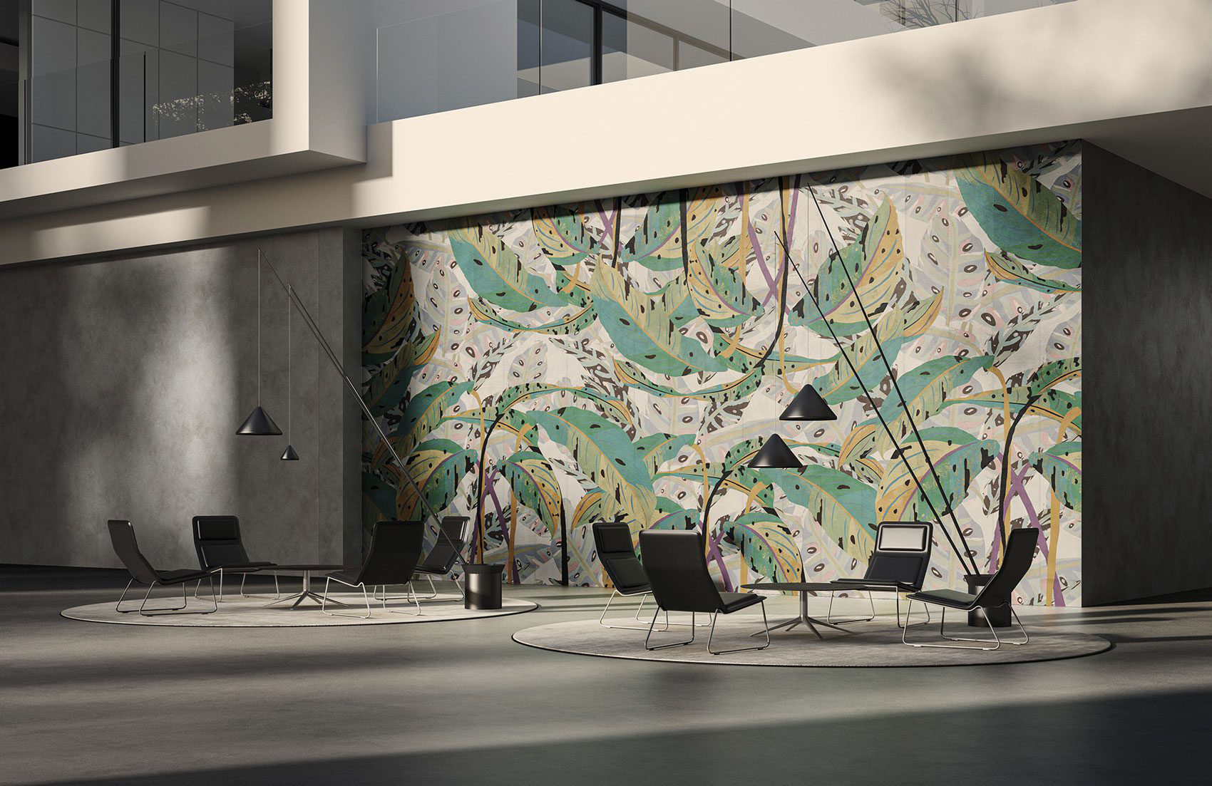 Decorative wallpaper. Our washable feature wall panels are made from a vinyl based material meaning they are tough as well as beautiful.