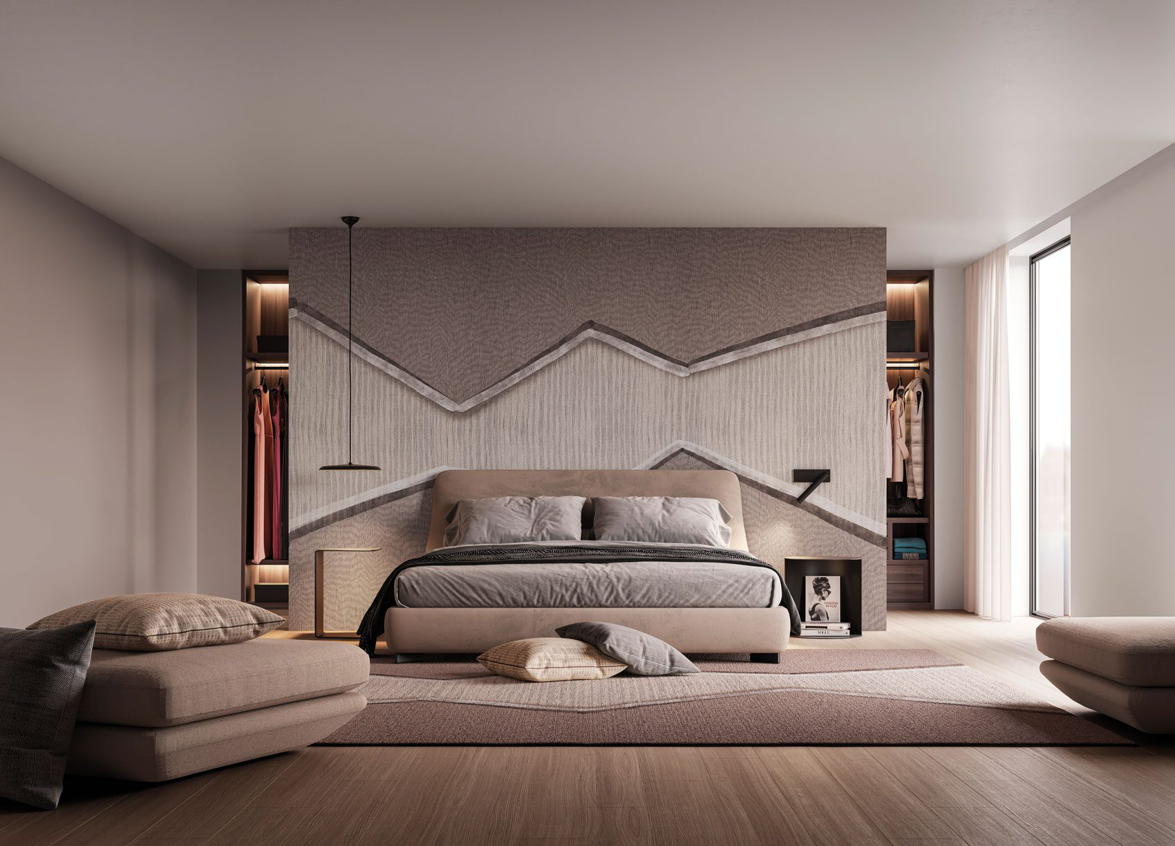 Decorative wallpaper. Our washable feature wall panels are made from a vinyl based material meaning they are tough as well as beautiful.