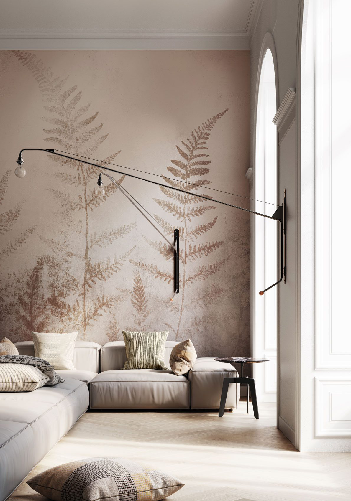 Decorative wallpaper. Our washable feature wall panels are made from a vinyl based material meaning they are tough as well as beautiful.