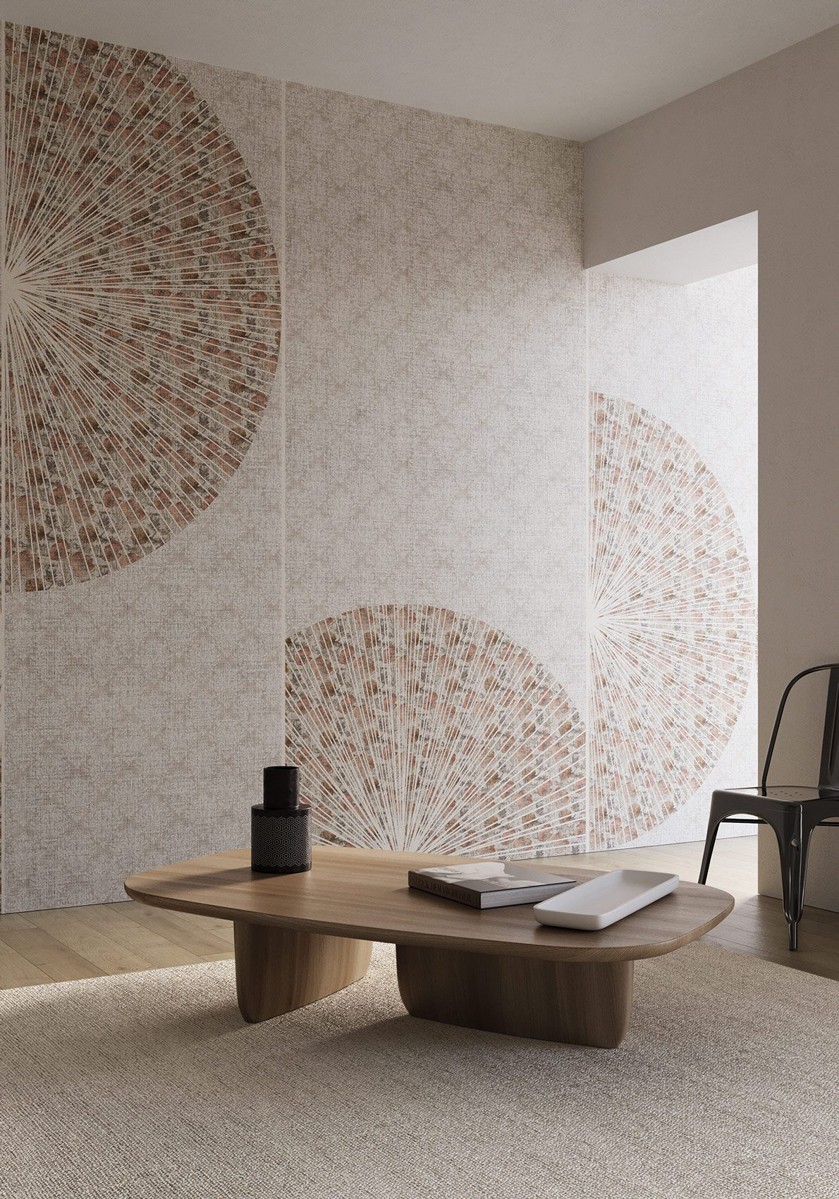 Decorative wallpaper. Our washable feature wall panels are made from a vinyl based material meaning they are tough as well as beautiful.