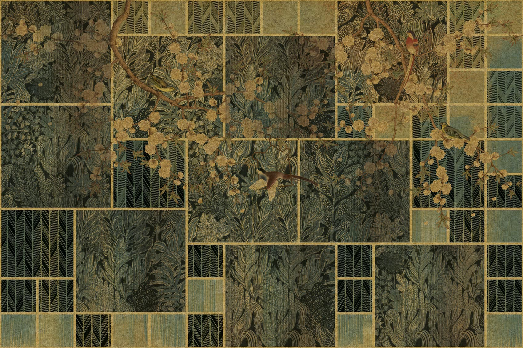 Decorative wallpaper. Our washable feature wall panels are made from a vinyl based material meaning they are tough as well as beautiful.