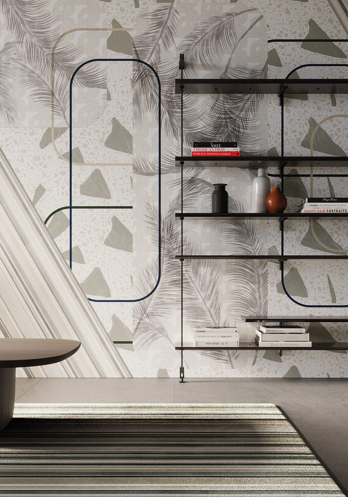 Decorative wallpaper. Our washable feature wall panels are made from a vinyl based material meaning they are tough as well as beautiful.