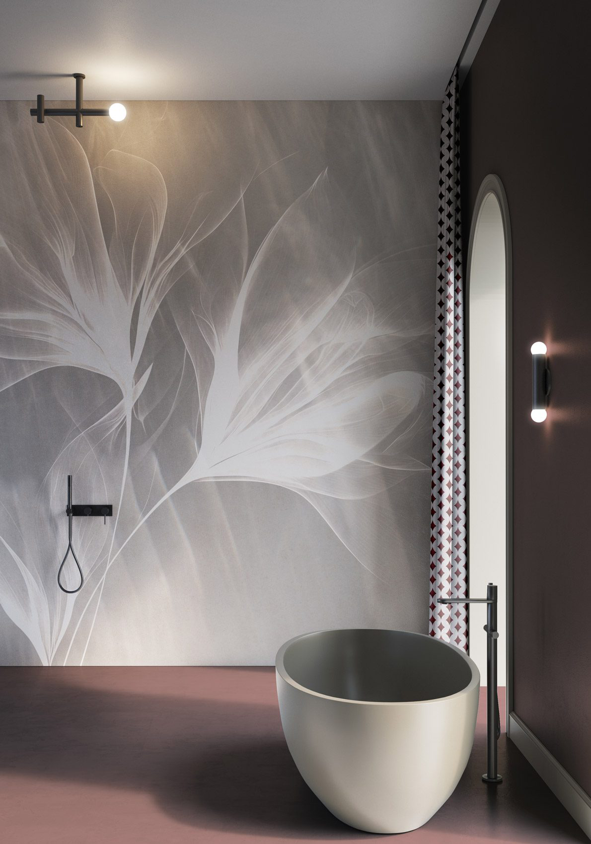 Decorative wallpaper. Our washable feature wall panels are made from a vinyl based material meaning they are tough as well as beautiful.