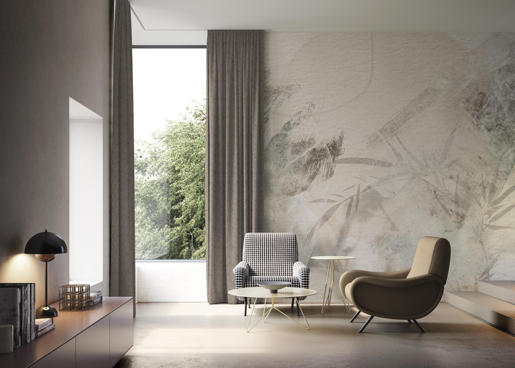Decorative wallpaper. Our washable feature wall panels are made from a vinyl based material meaning they are tough as well as beautiful.