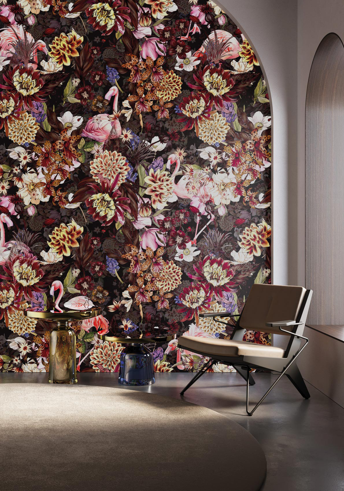 Decorative wallpaper. Our washable feature wall panels are made from a vinyl based material meaning they are tough as well as beautiful.