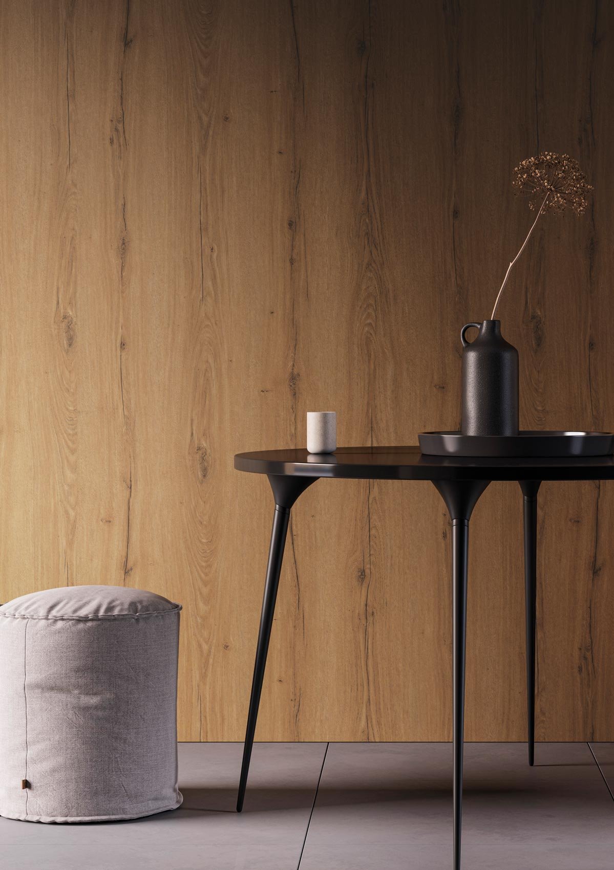 Decorative wallpaper. Our washable feature wall panels are made from a vinyl based material meaning they are tough as well as beautiful.
