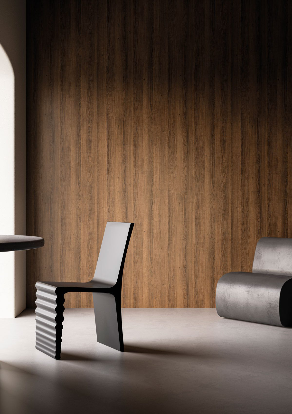 Decorative wallpaper. Our washable feature wall panels are made from a vinyl based material meaning they are tough as well as beautiful.