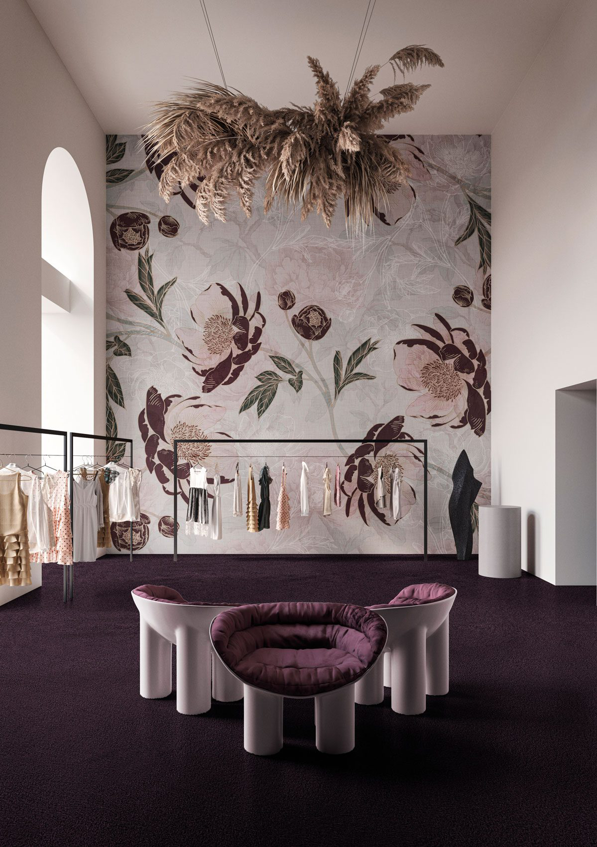 Decorative wallpaper. Our washable feature wall panels are made from a vinyl based material meaning they are tough as well as beautiful.