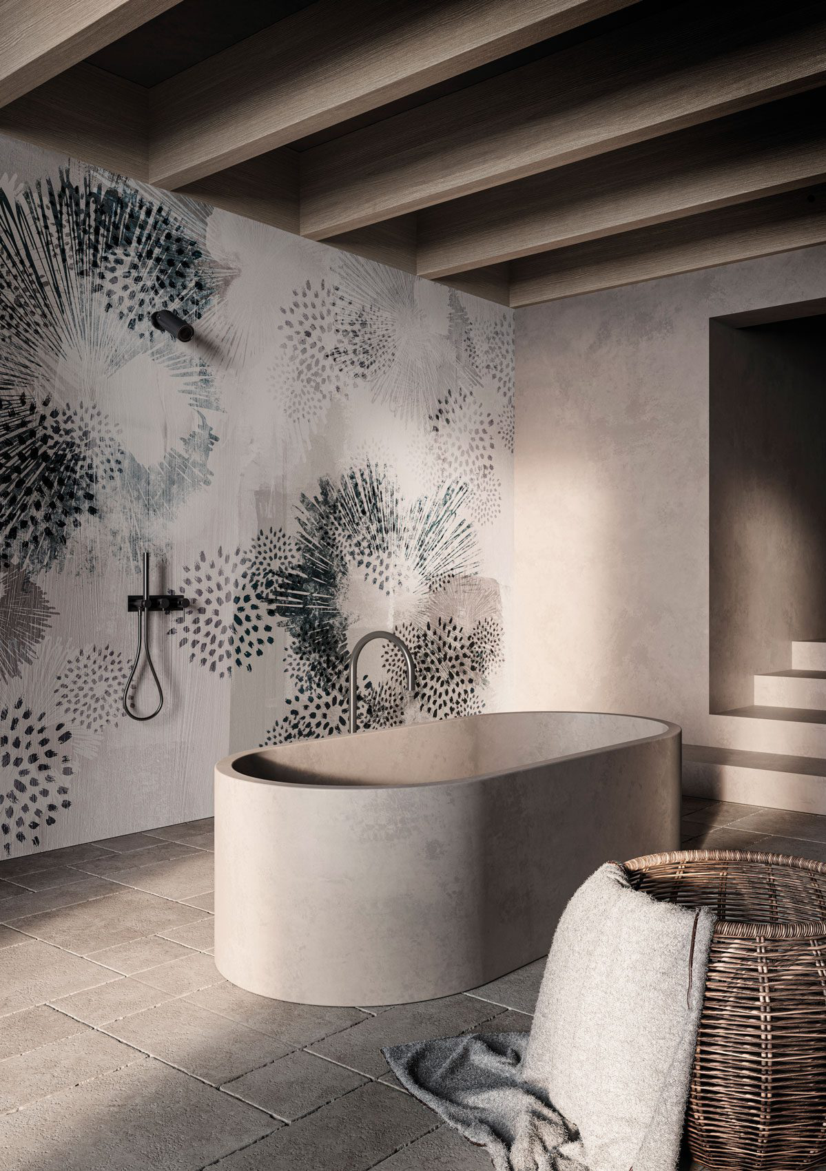 Decorative wallpaper. Our washable feature wall panels are made from a vinyl based material meaning they are tough as well as beautiful.
