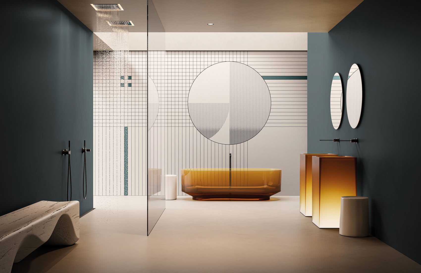 Decorative wallpaper. Our washable feature wall panels are made from a vinyl based material meaning they are tough as well as beautiful.