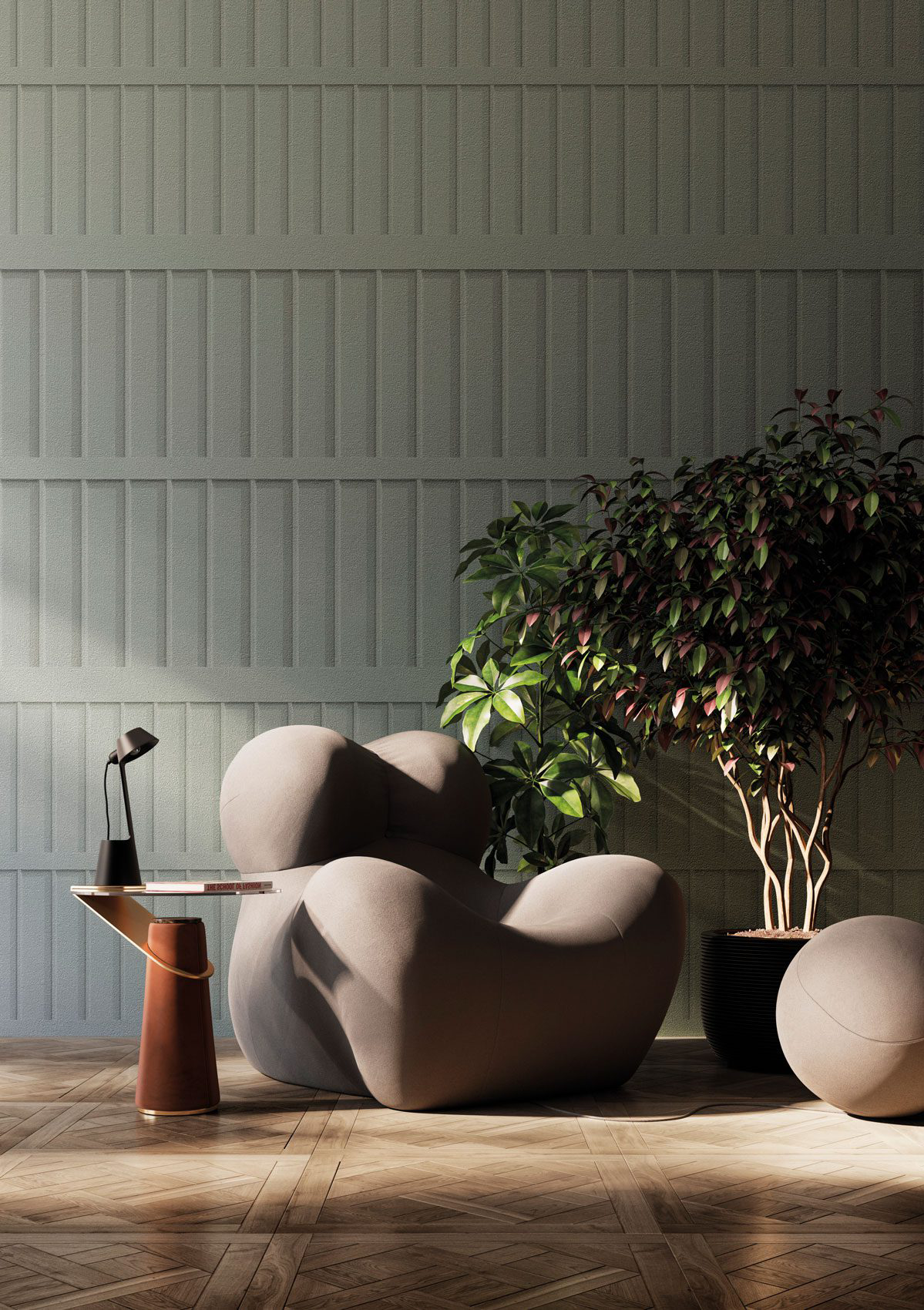 Decorative wallpaper. Our washable feature wall panels are made from a vinyl based material meaning they are tough as well as beautiful.