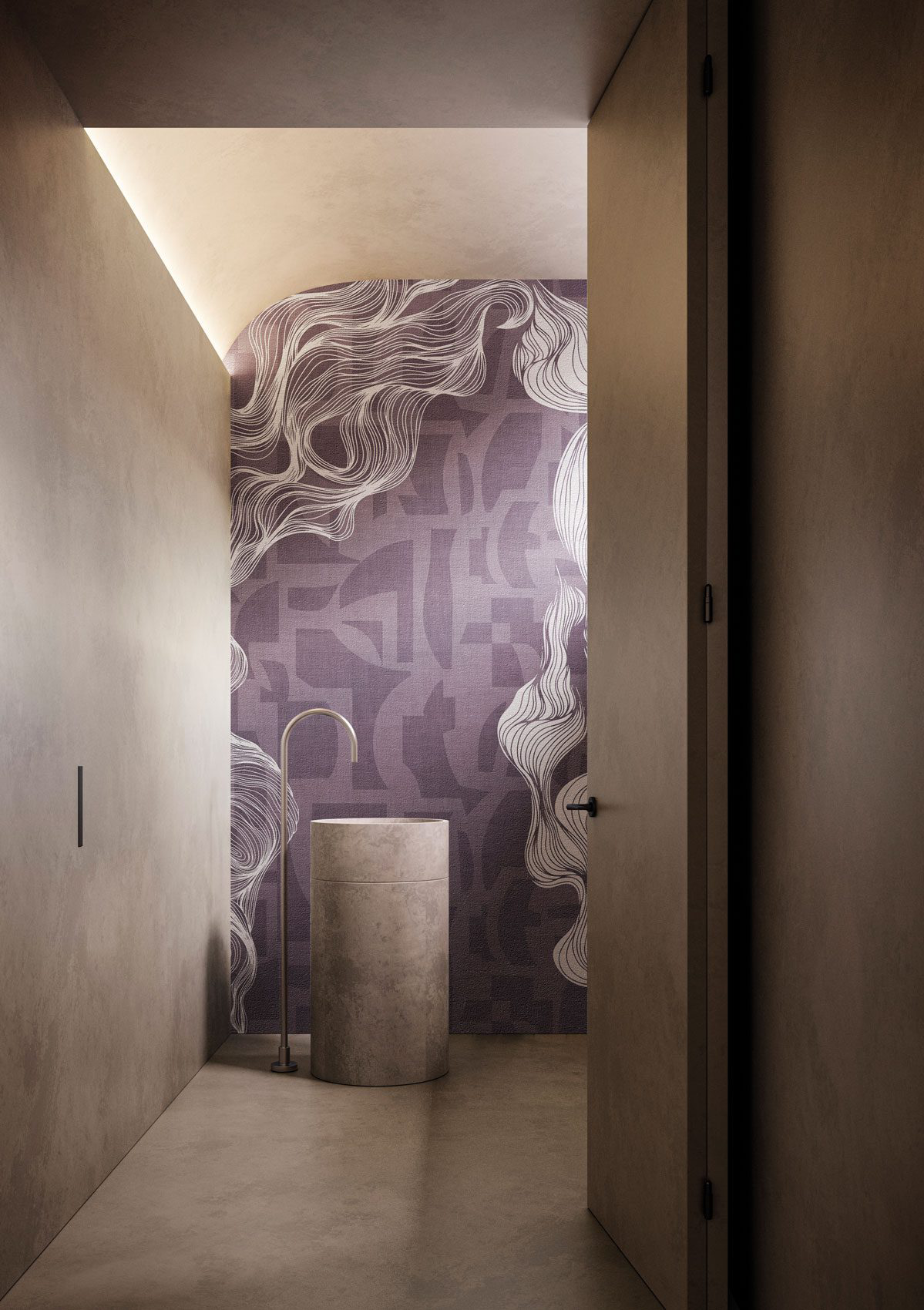 Decorative wallpaper. Our washable feature wall panels are made from a vinyl based material meaning they are tough as well as beautiful.