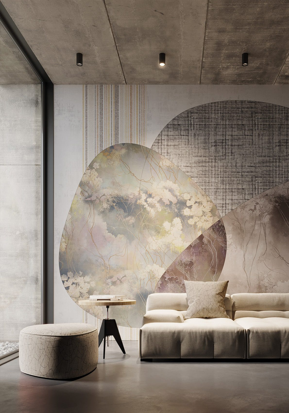Decorative wallpaper. Our washable feature wall panels are made from a vinyl based material meaning they are tough as well as beautiful.