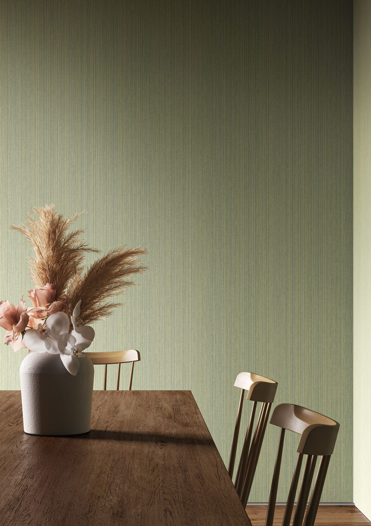 Decorative wallpaper. Our washable feature wall panels are made from a vinyl based material meaning they are tough as well as beautiful.