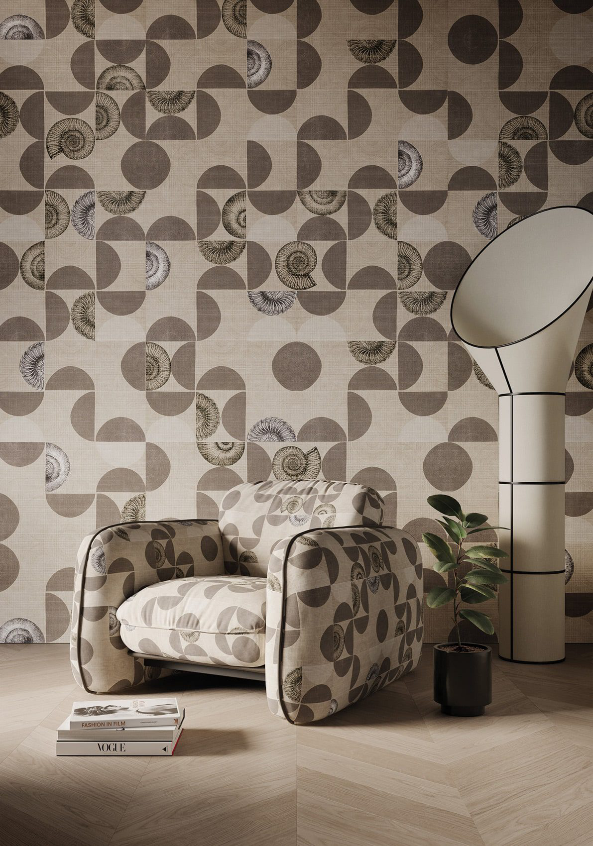 Decorative wallpaper. Our washable feature wall panels are made from a vinyl based material meaning they are tough as well as beautiful.
