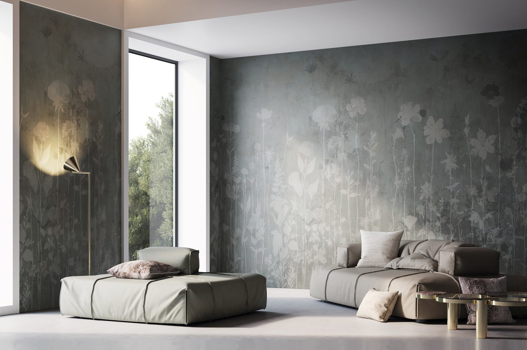 Decorative wallpaper. Our washable feature wall panels are made from a vinyl based material meaning they are tough as well as beautiful.