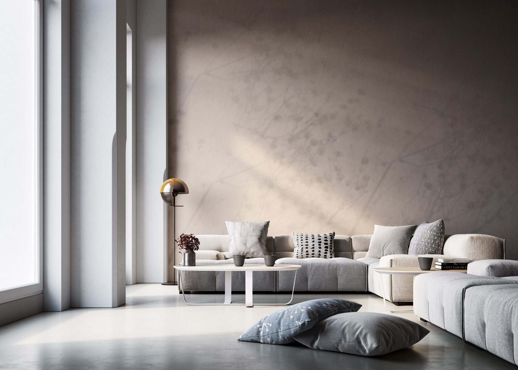 Decorative wallpaper. Our washable feature wall panels are made from a vinyl based material meaning they are tough as well as beautiful.