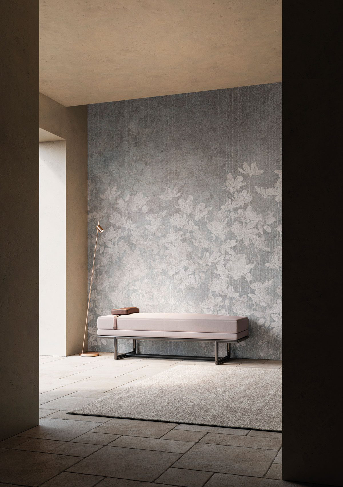 Decorative wallpaper. Our washable feature wall panels are made from a vinyl based material meaning they are tough as well as beautiful.