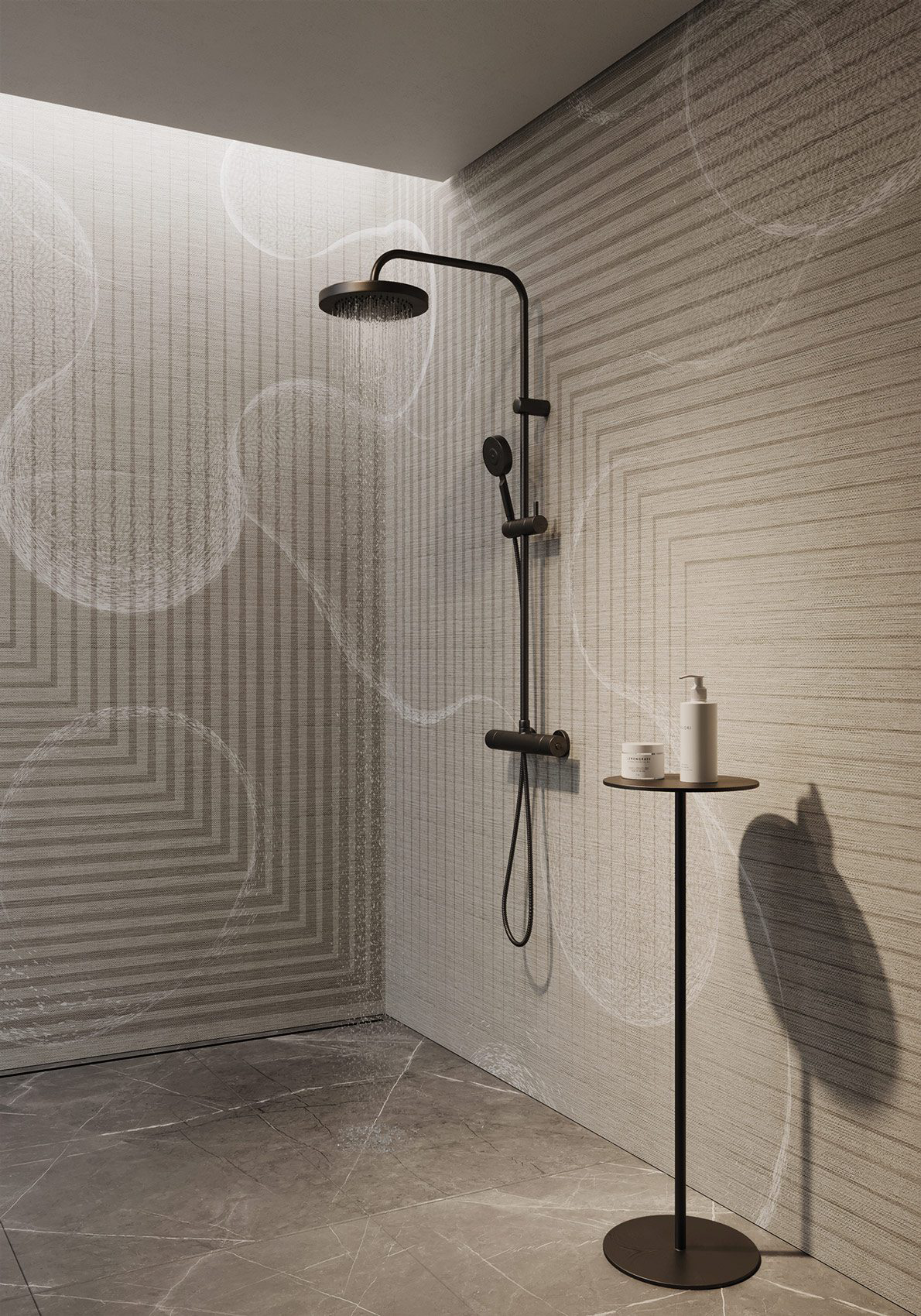 Decorative wallpaper. Our washable feature wall panels are made from a vinyl based material meaning they are tough as well as beautiful.