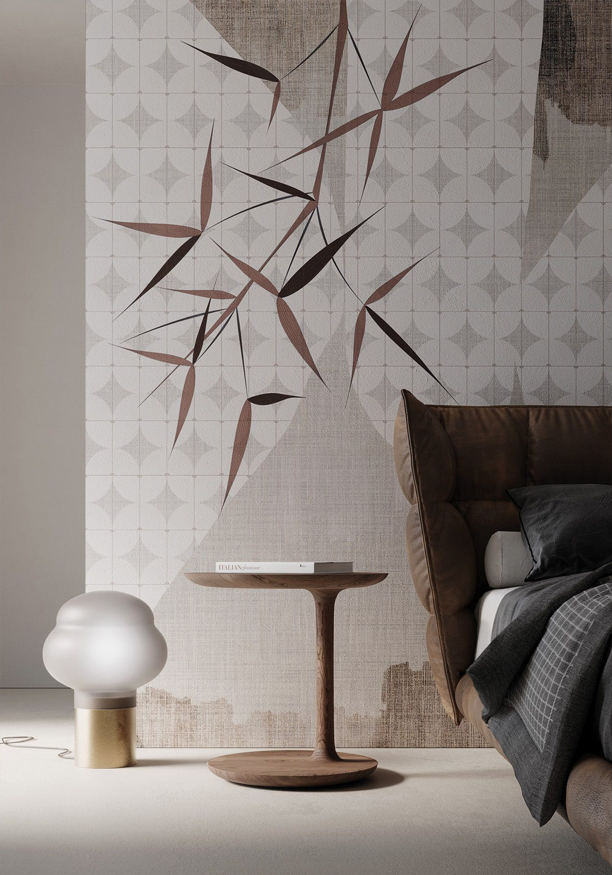 Decorative wallpaper. Our washable feature wall panels are made from a vinyl based material meaning they are tough as well as beautiful.