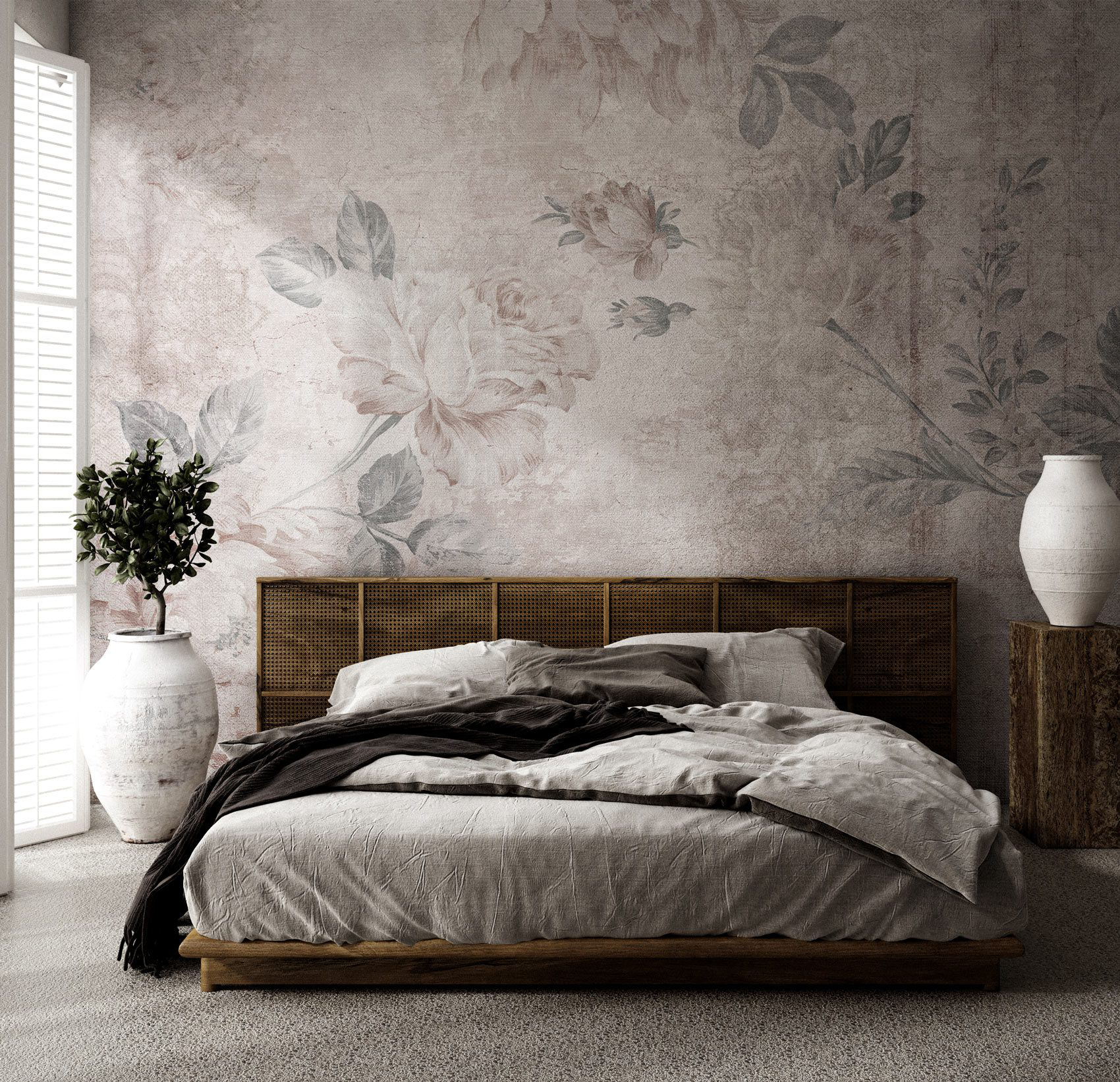 Decorative wallpaper. Our washable feature wall panels are made from a vinyl based material meaning they are tough as well as beautiful.