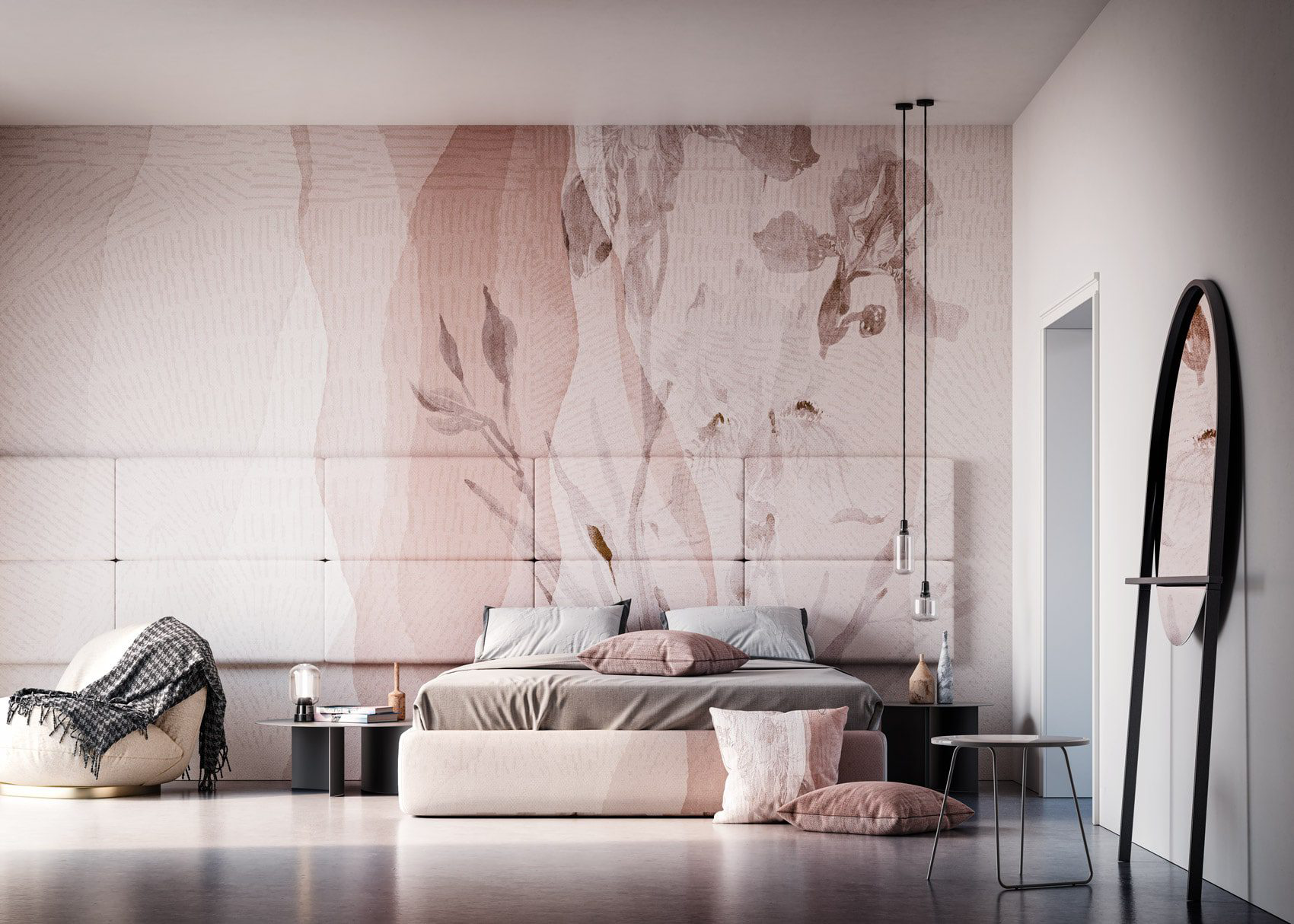 Decorative wallpaper. Our washable feature wall panels are made from a vinyl based material meaning they are tough as well as beautiful.
