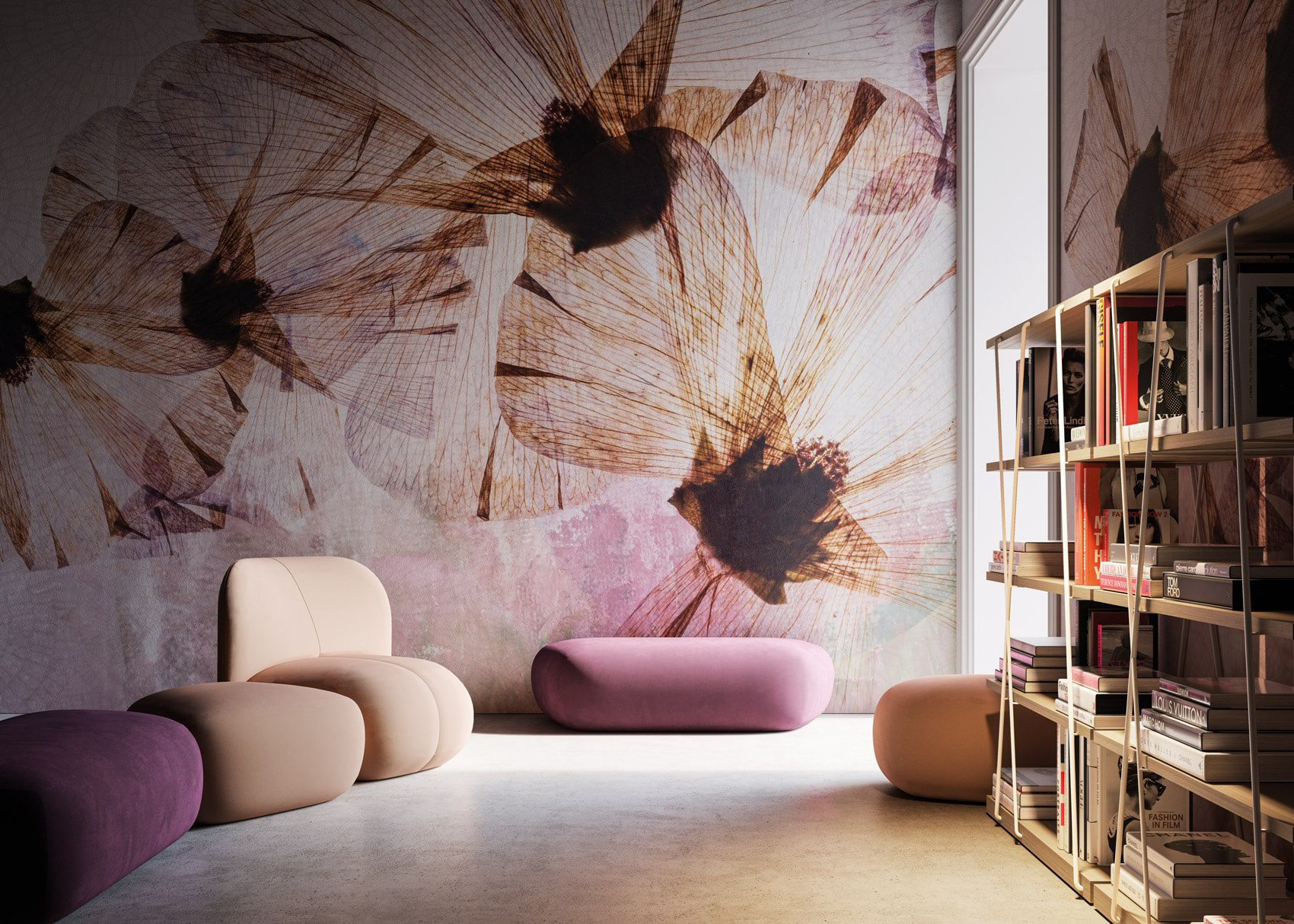 Decorative wallpaper. Our washable feature wall panels are made from a vinyl based material meaning they are tough as well as beautiful.