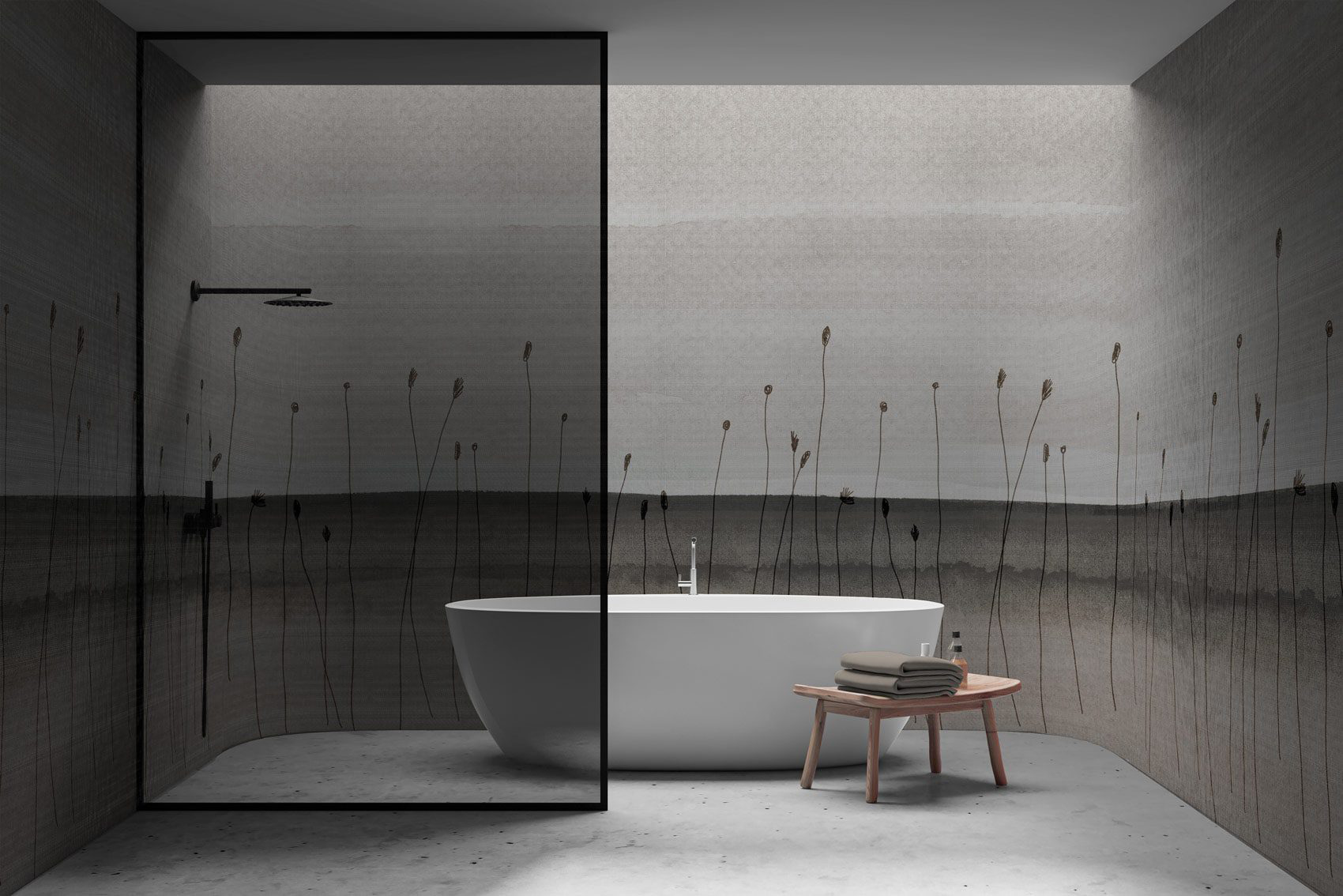 Decorative wallpaper. Our washable feature wall panels are made from a vinyl based material meaning they are tough as well as beautiful.
