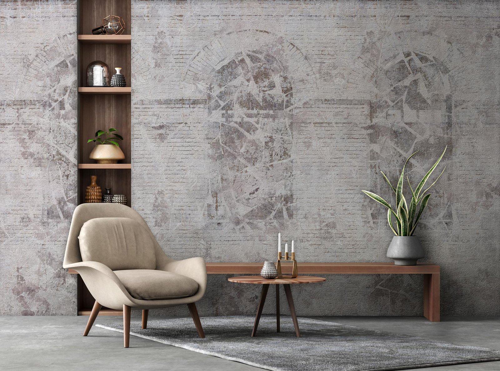 Decorative wallpaper. Our washable feature wall panels are made from a vinyl based material meaning they are tough as well as beautiful.