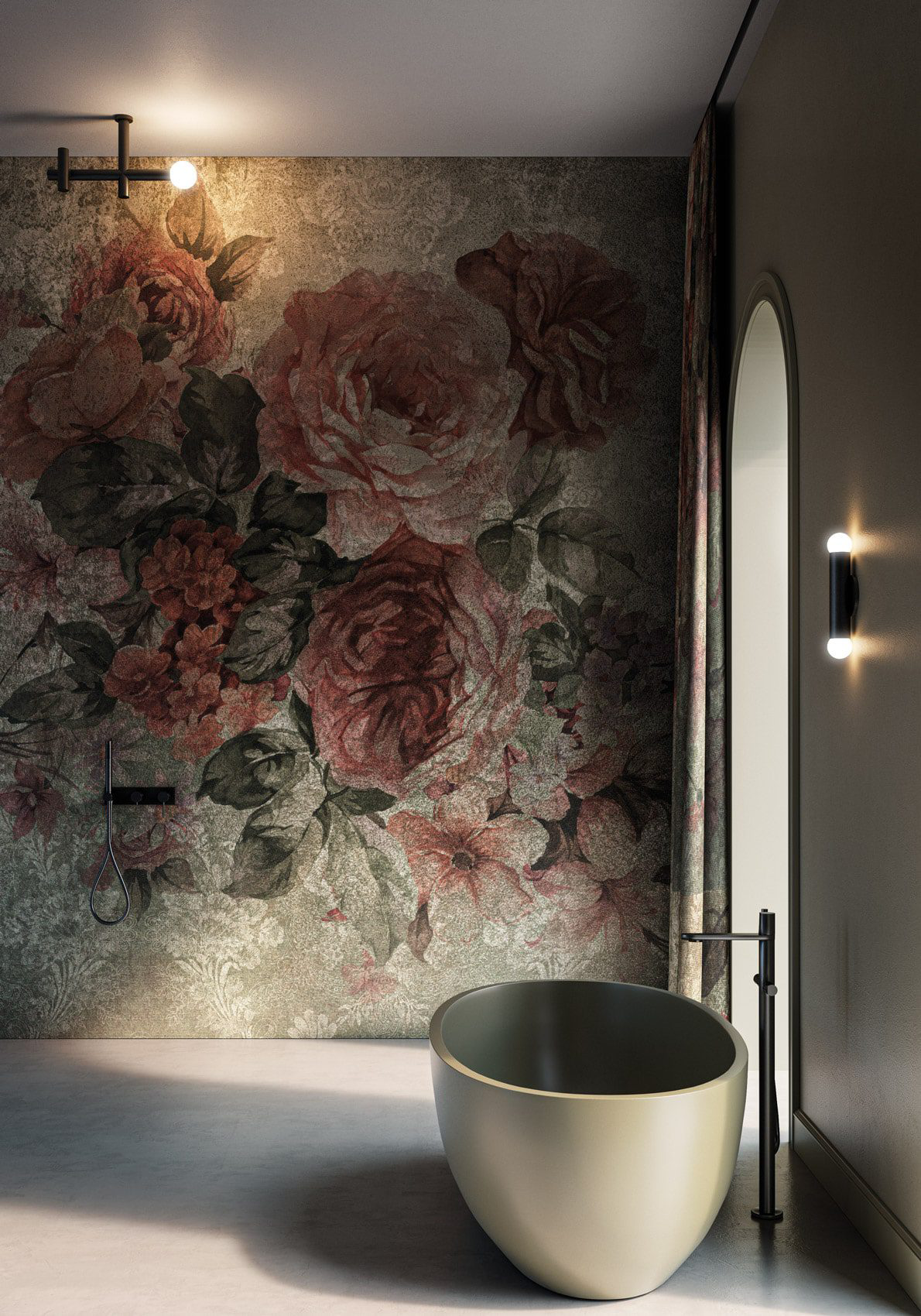 Decorative wallpaper. Our washable feature wall panels are made from a vinyl based material meaning they are tough as well as beautiful.