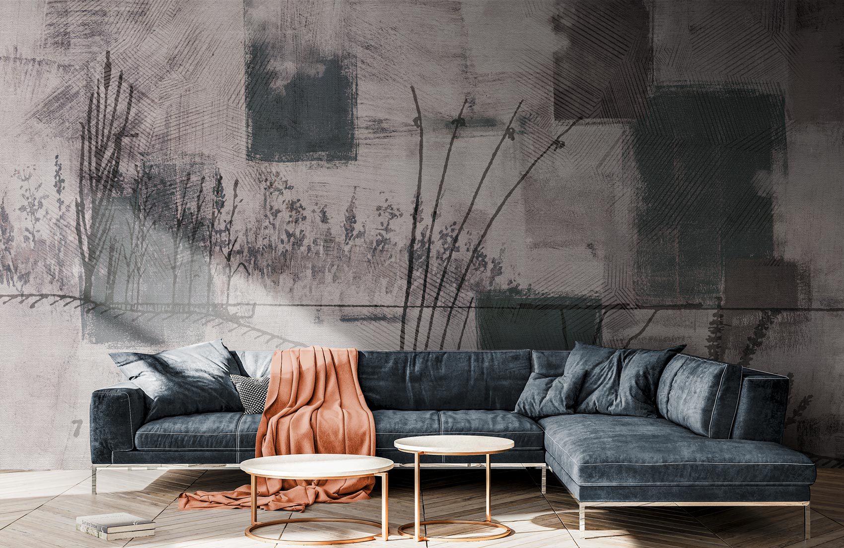 Decorative wallpaper. Our washable feature wall panels are made from a vinyl based material meaning they are tough as well as beautiful.