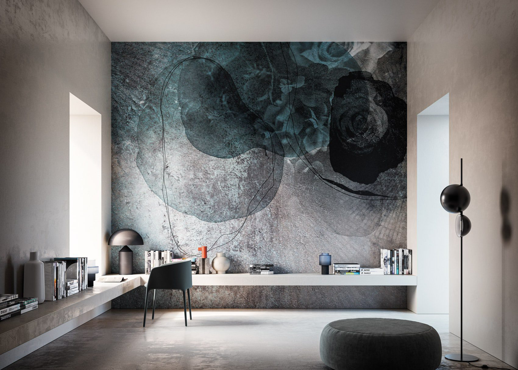 Decorative wallpaper. Our washable feature wall panels are made from a vinyl based material meaning they are tough as well as beautiful.